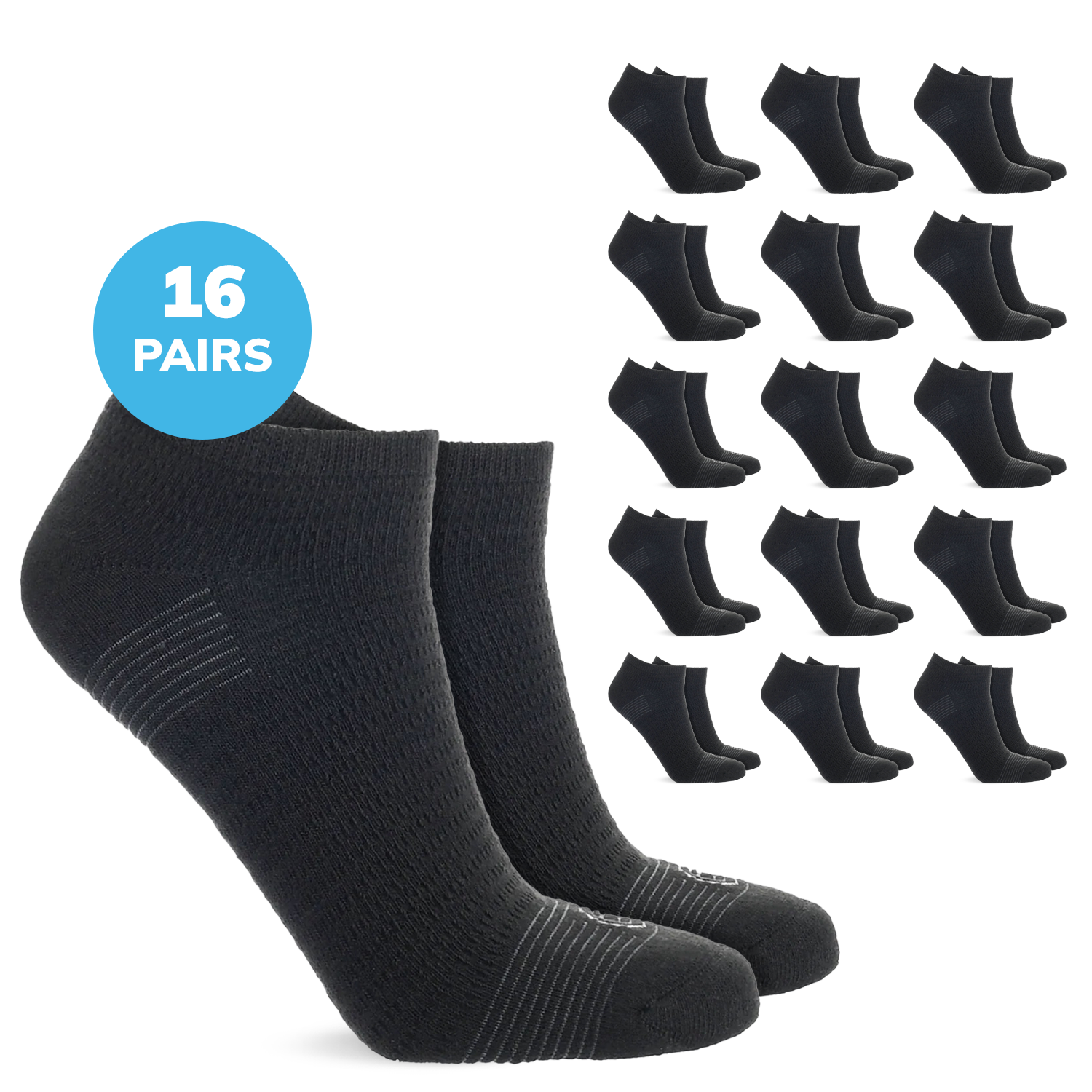 thumbnail image 2 of Calvin Klein Flat Knit Dress Crew Socks In Blue For Men 2 of 14