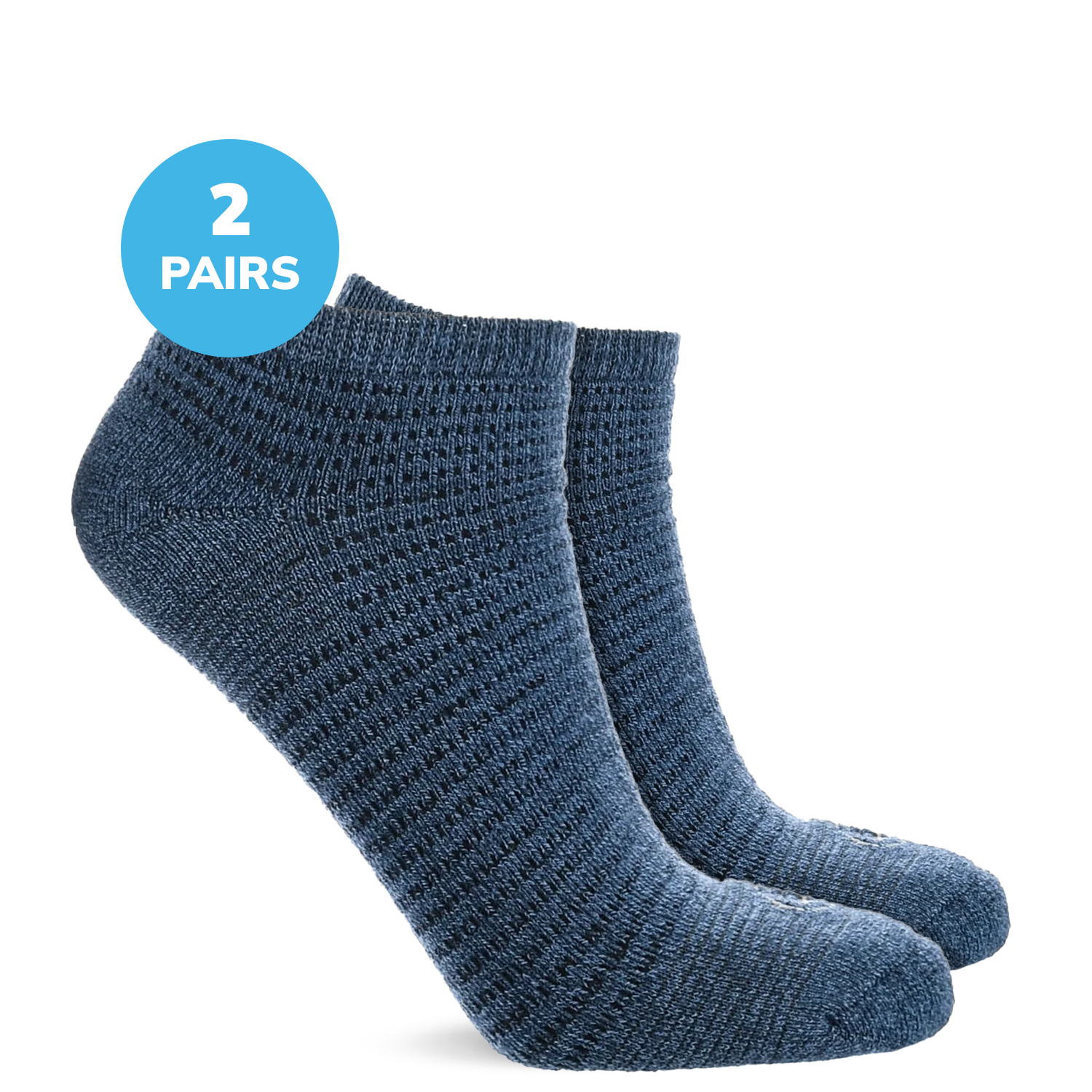 Diabetic Full Cushion Low Cut Ankle Socks