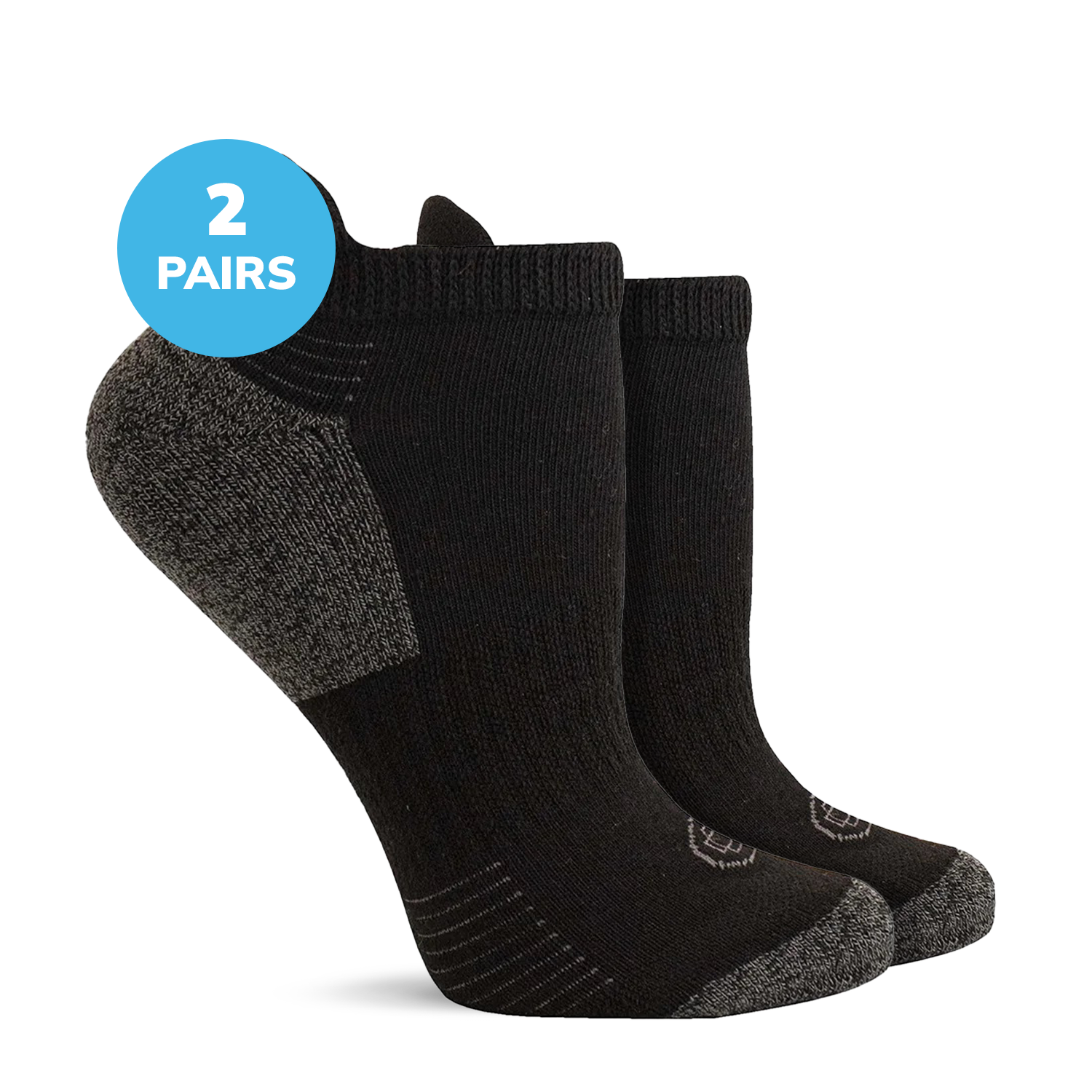 Diabetic Half Cushion Low Cut Ankle Socks