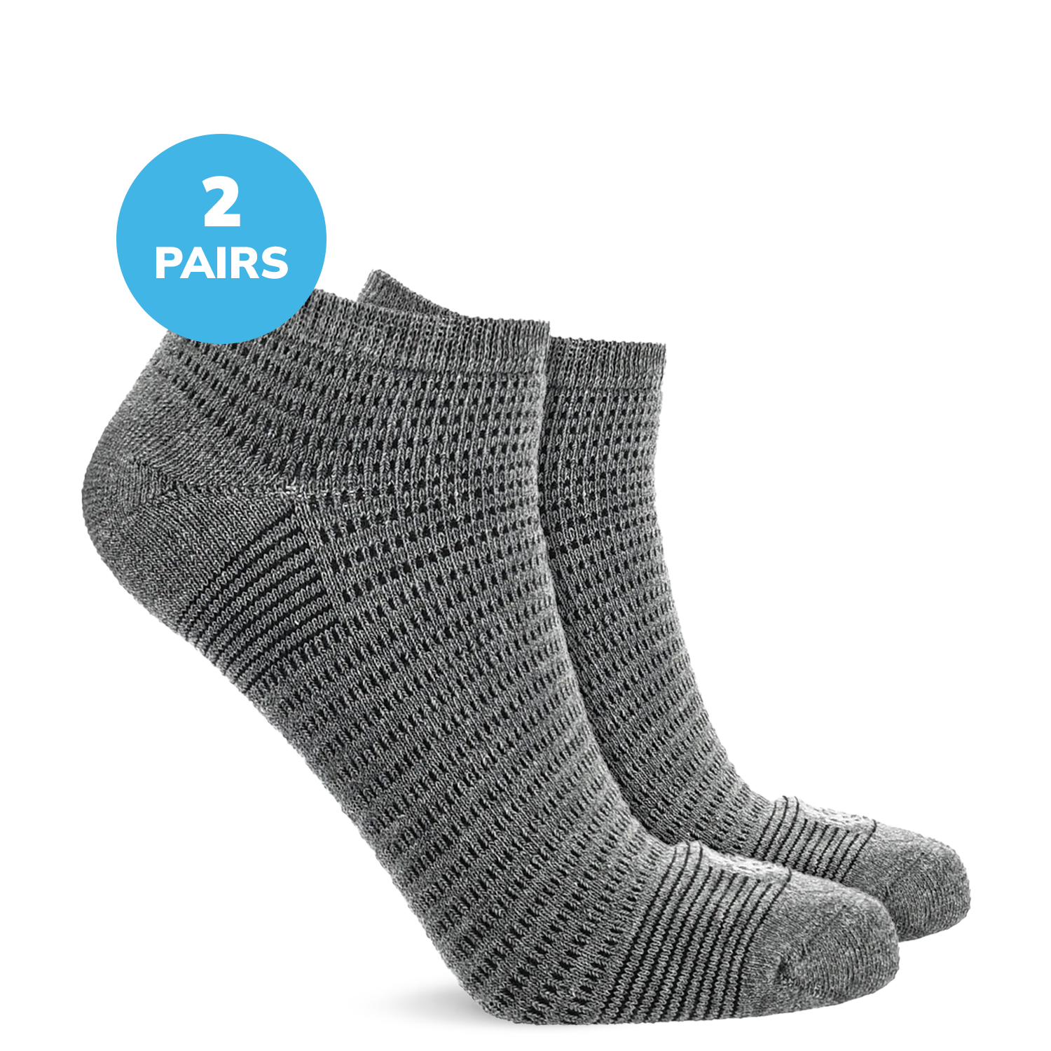 Diabetic Full Cushion Low Cut Ankle Socks