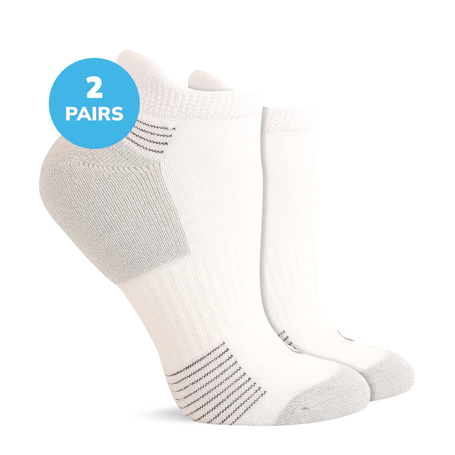 Diabetic Half Cushion Low Cut Ankle Socks
