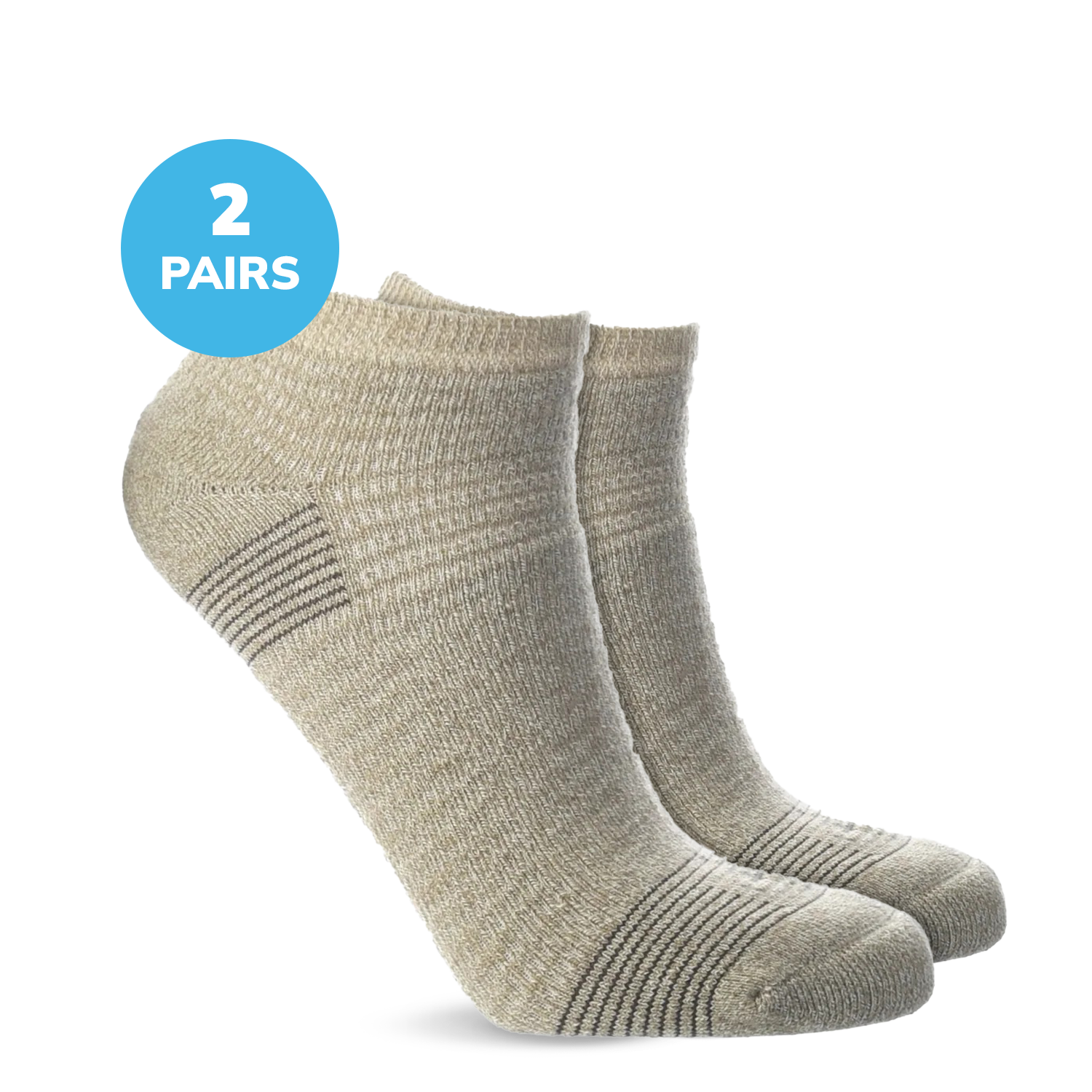 Diabetic Full Cushion Low Cut Ankle Socks