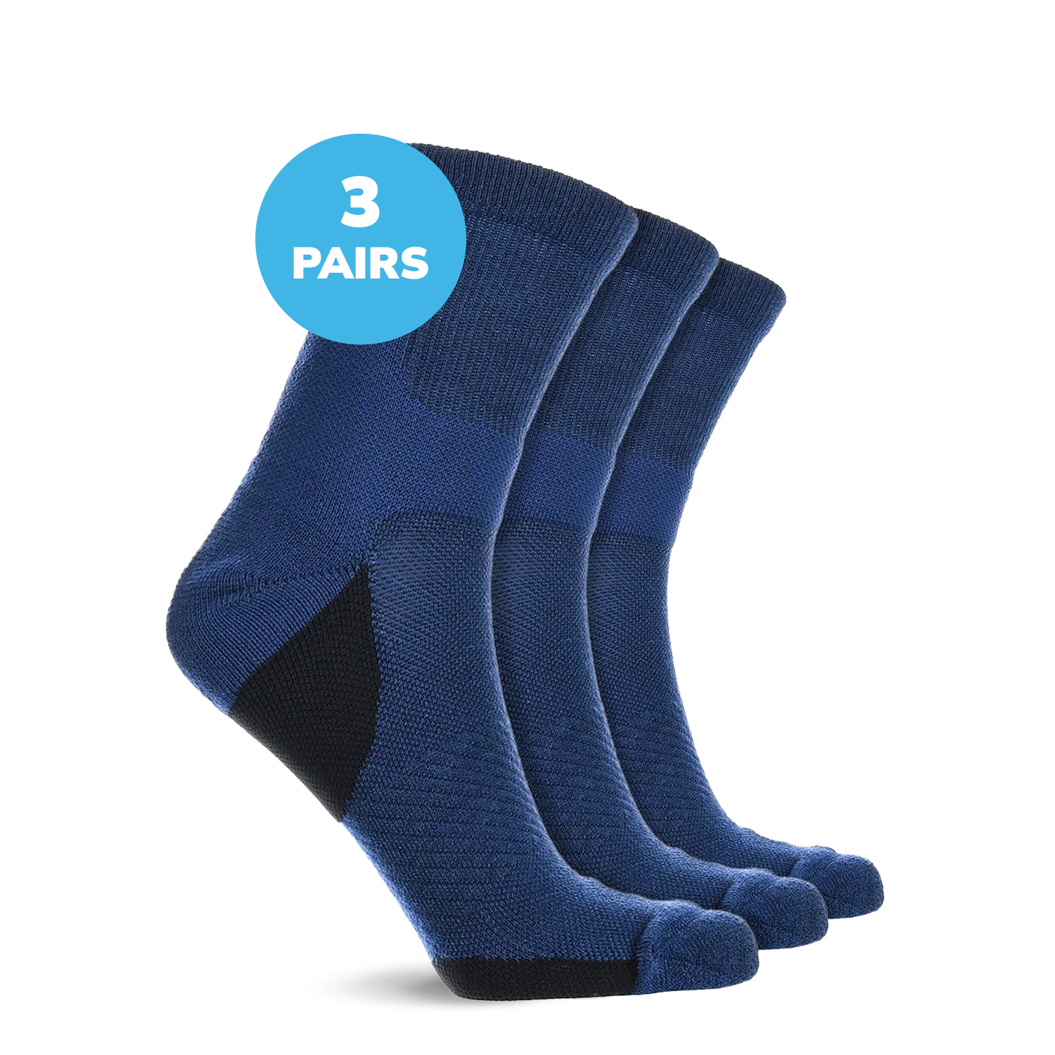 Compression Low Crew Socks (15-20 mmHg)