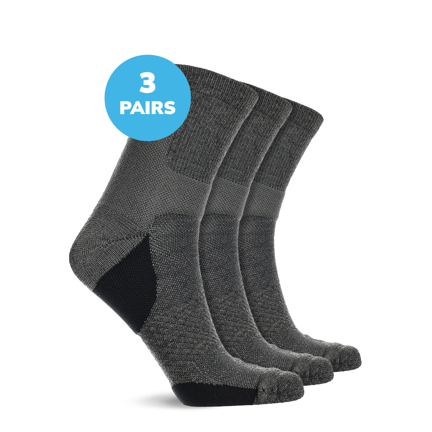 Compression Low Crew Socks (15-20 mmHg)
