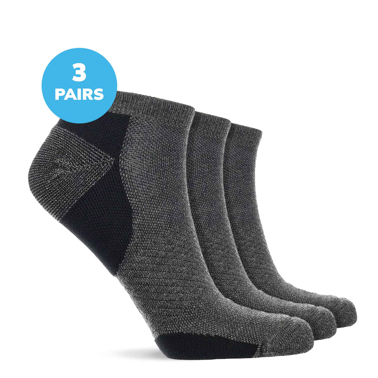 Compression Low Cut Ankle Socks (10-20 mmHg)