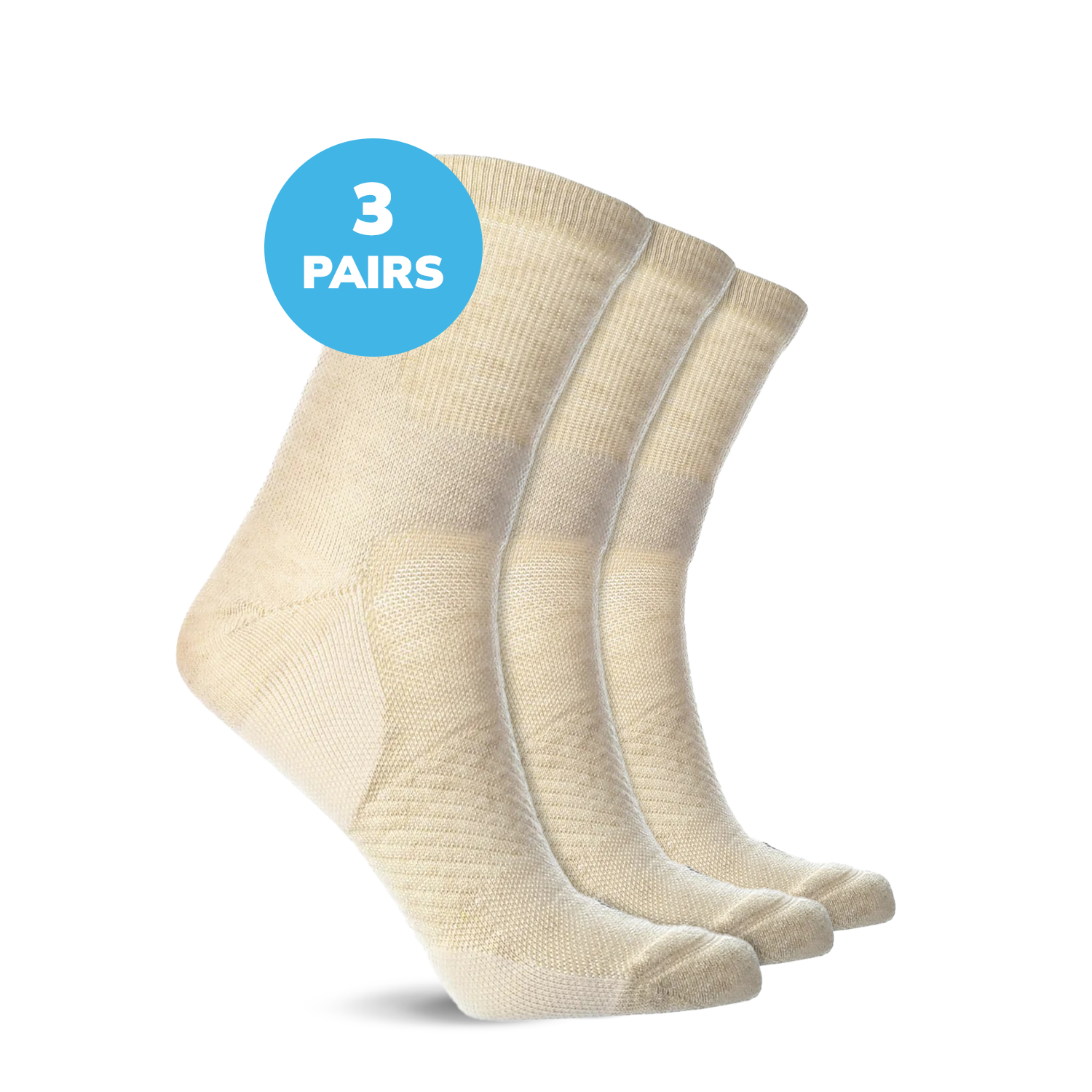 Compression Low Crew Socks (15-20 mmHg)