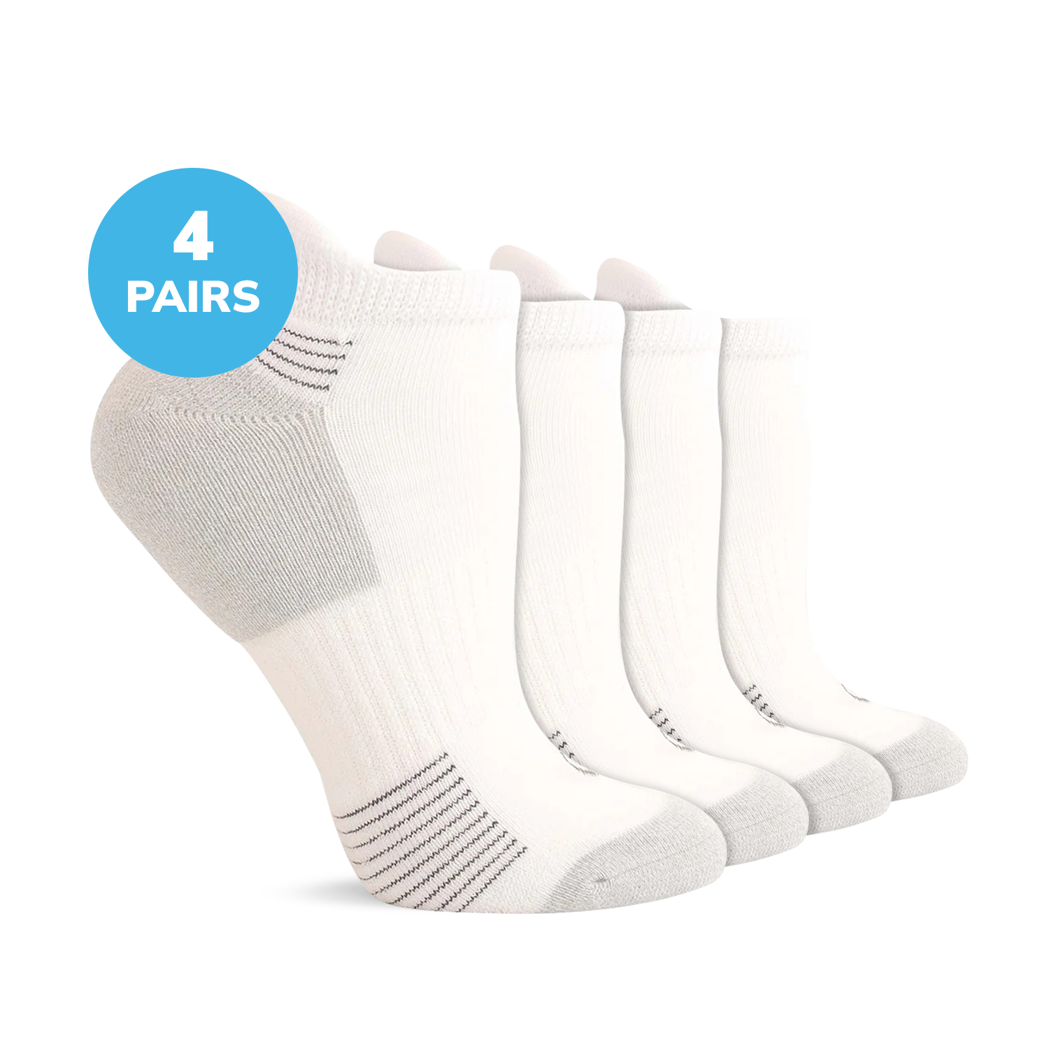 Diabetic Half Cushion Low Cut Ankle Socks