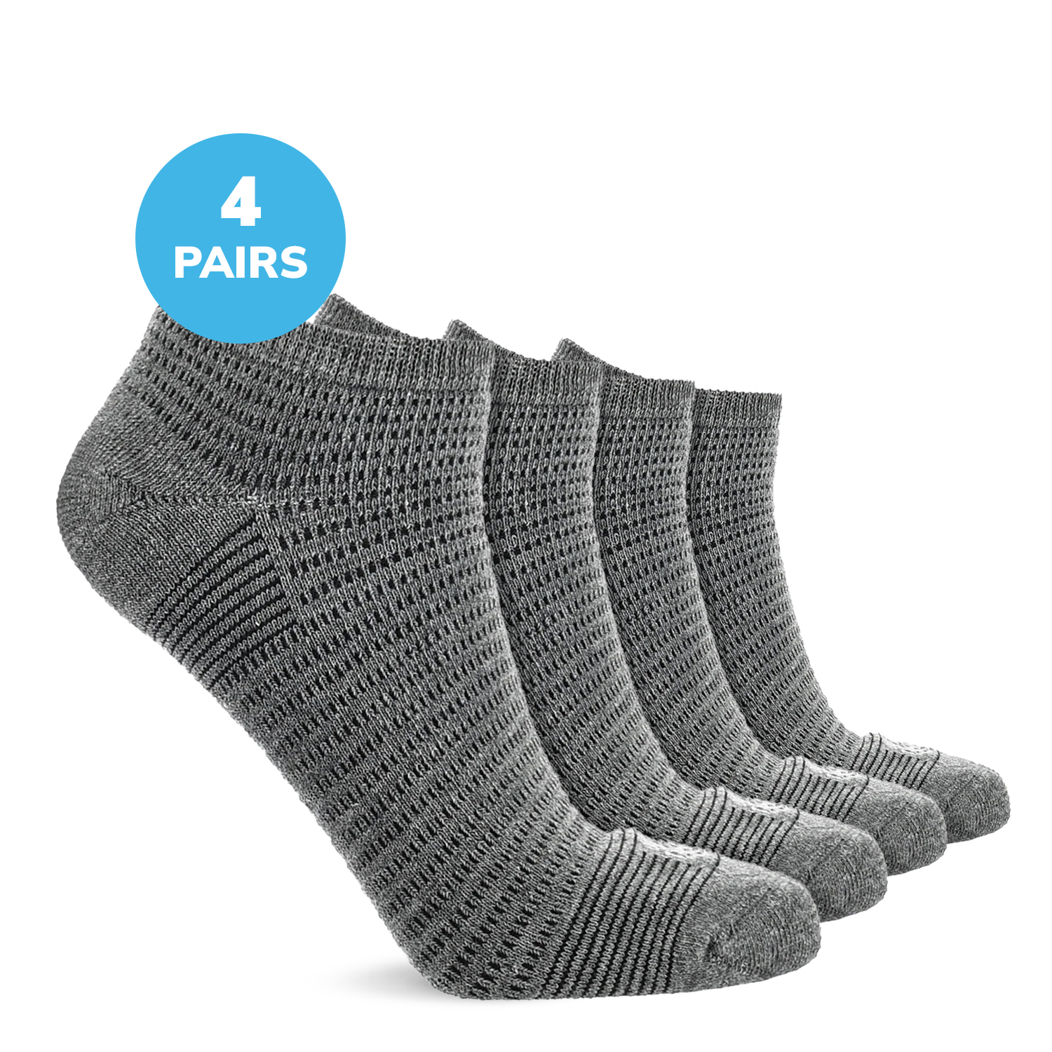Diabetic Full Cushion Low Cut Ankle Socks
