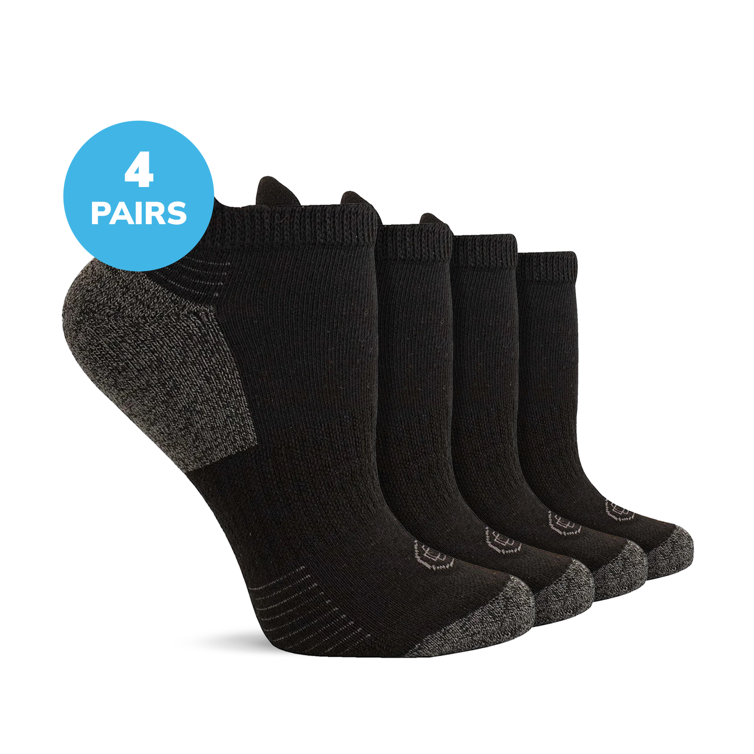 Diabetic Half Cushion Low Cut Ankle Socks