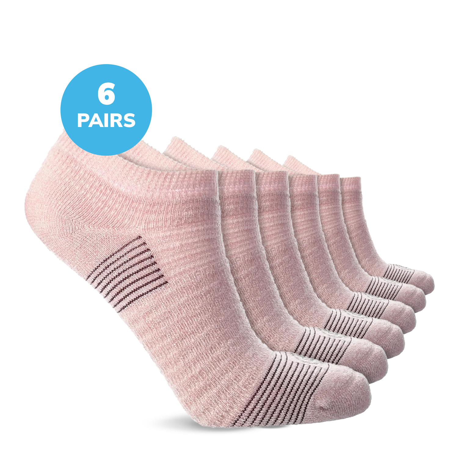 Diabetic Full Cushion Low Cut Ankle Socks
