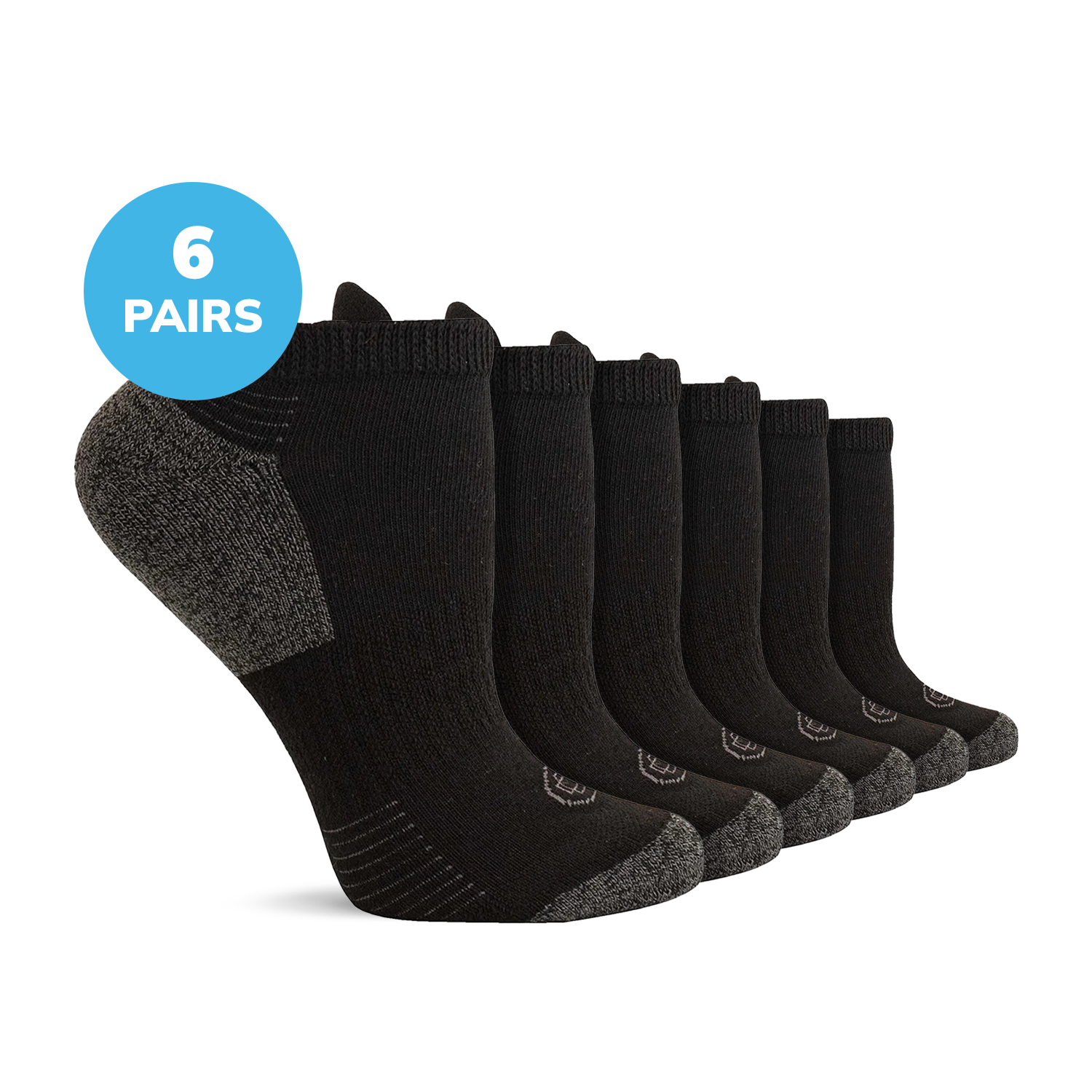 Diabetic Half Cushion Low Cut Ankle Socks