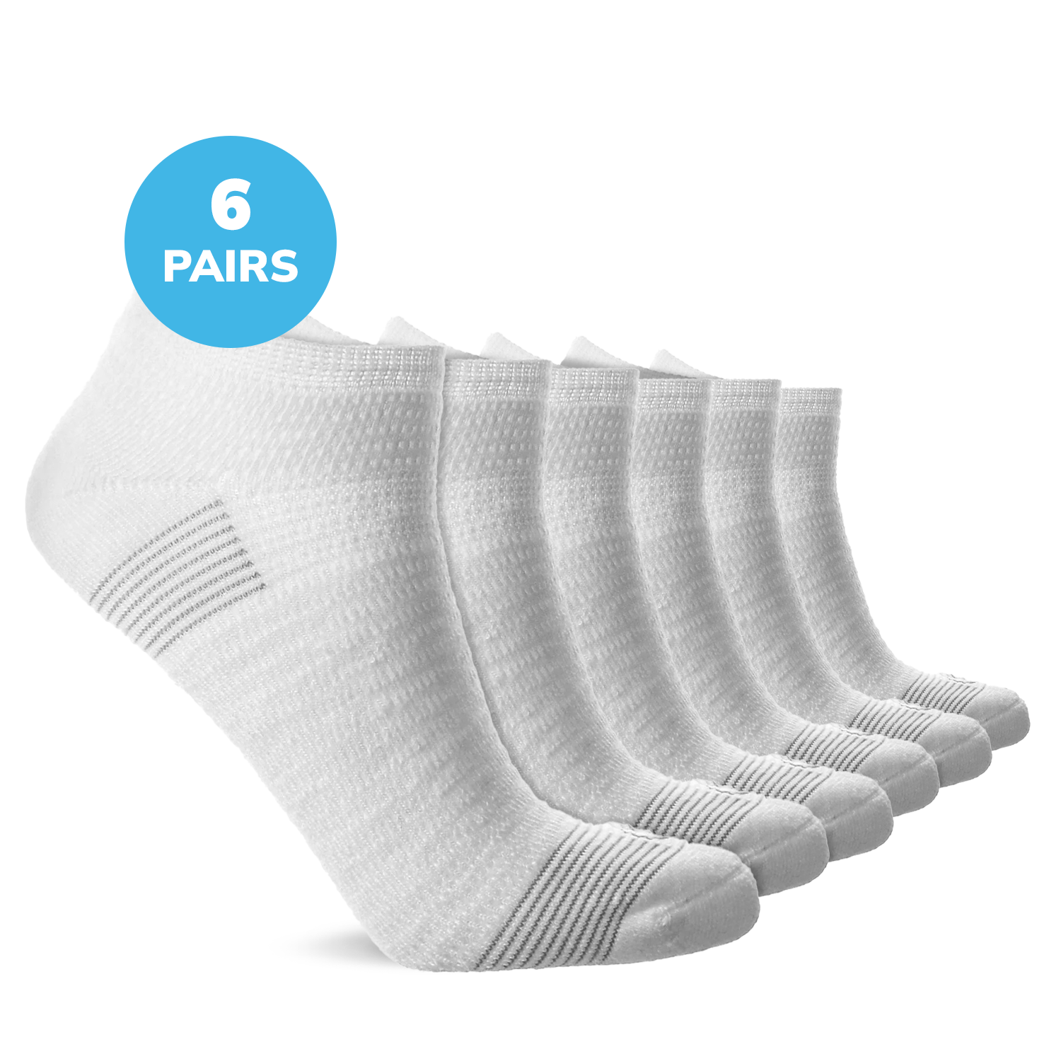 Diabetic Full Cushion Low Cut Ankle Socks