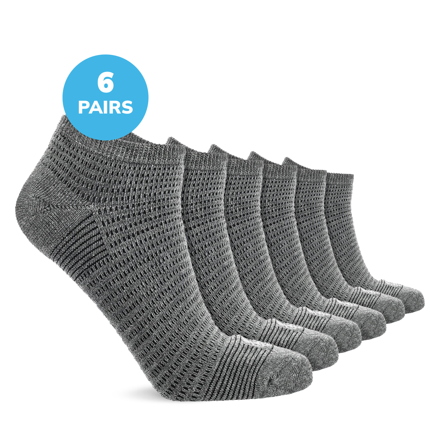 Diabetic Full Cushion Low Cut Ankle Socks