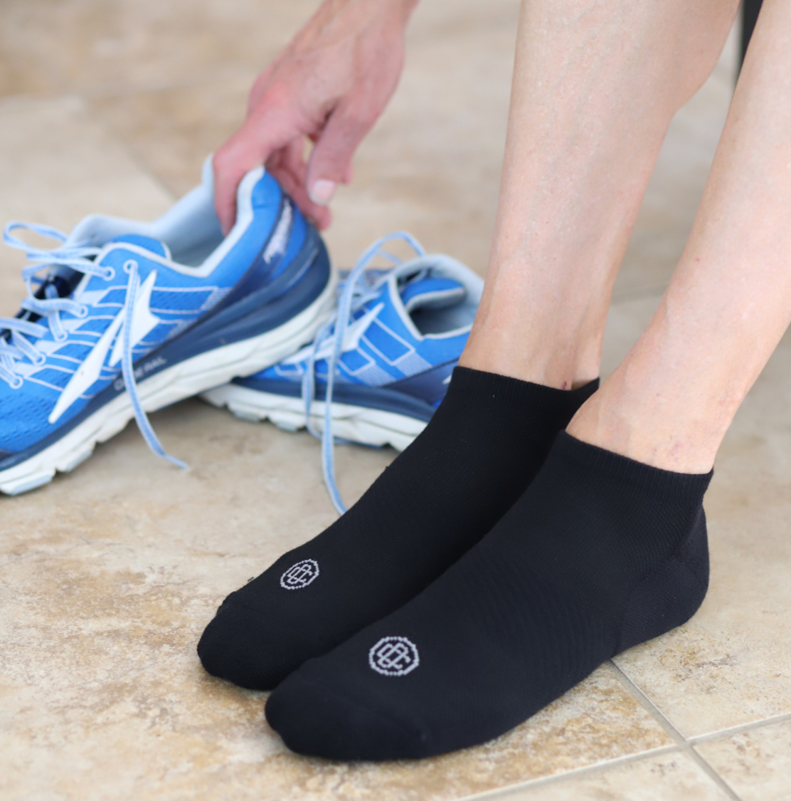 Compression No-Show Socks (10-20 mmHg)