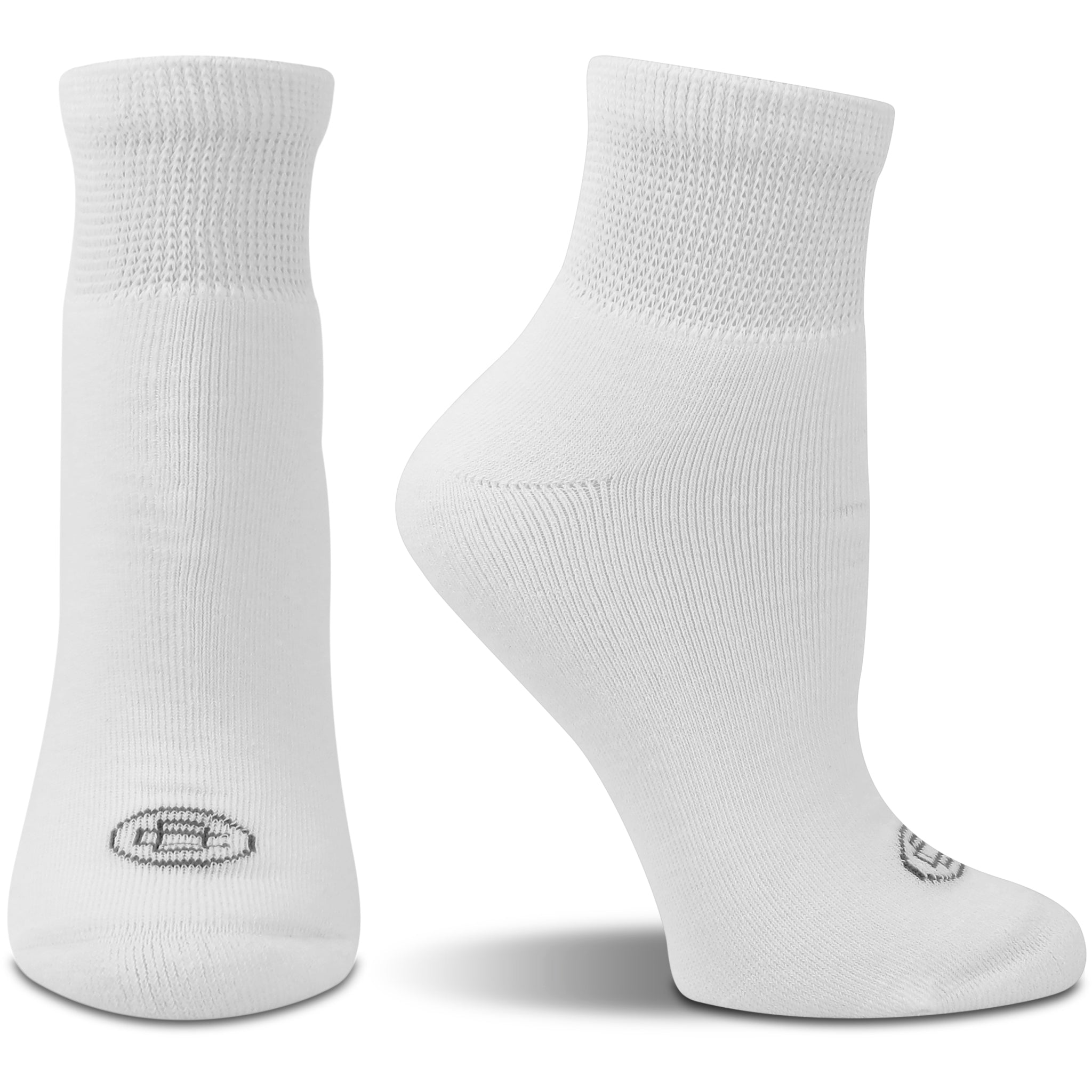 Diabetic Quarter Socks for Women, Medium, 4 Pack