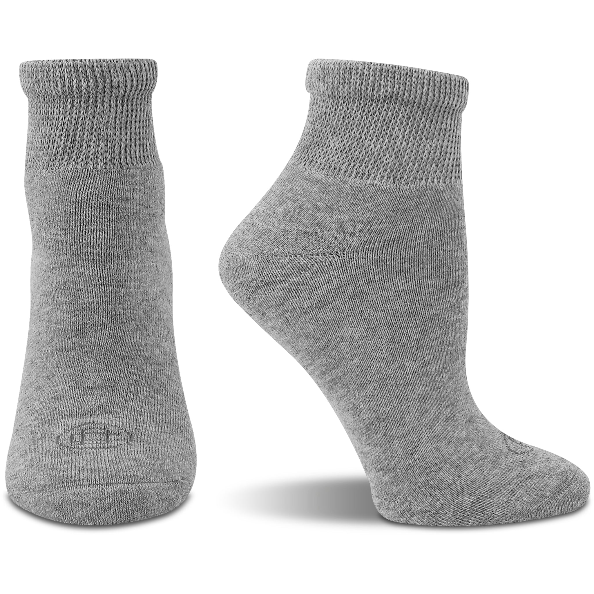 Diabetic Quarter Socks for Women, Medium, 4 Pack