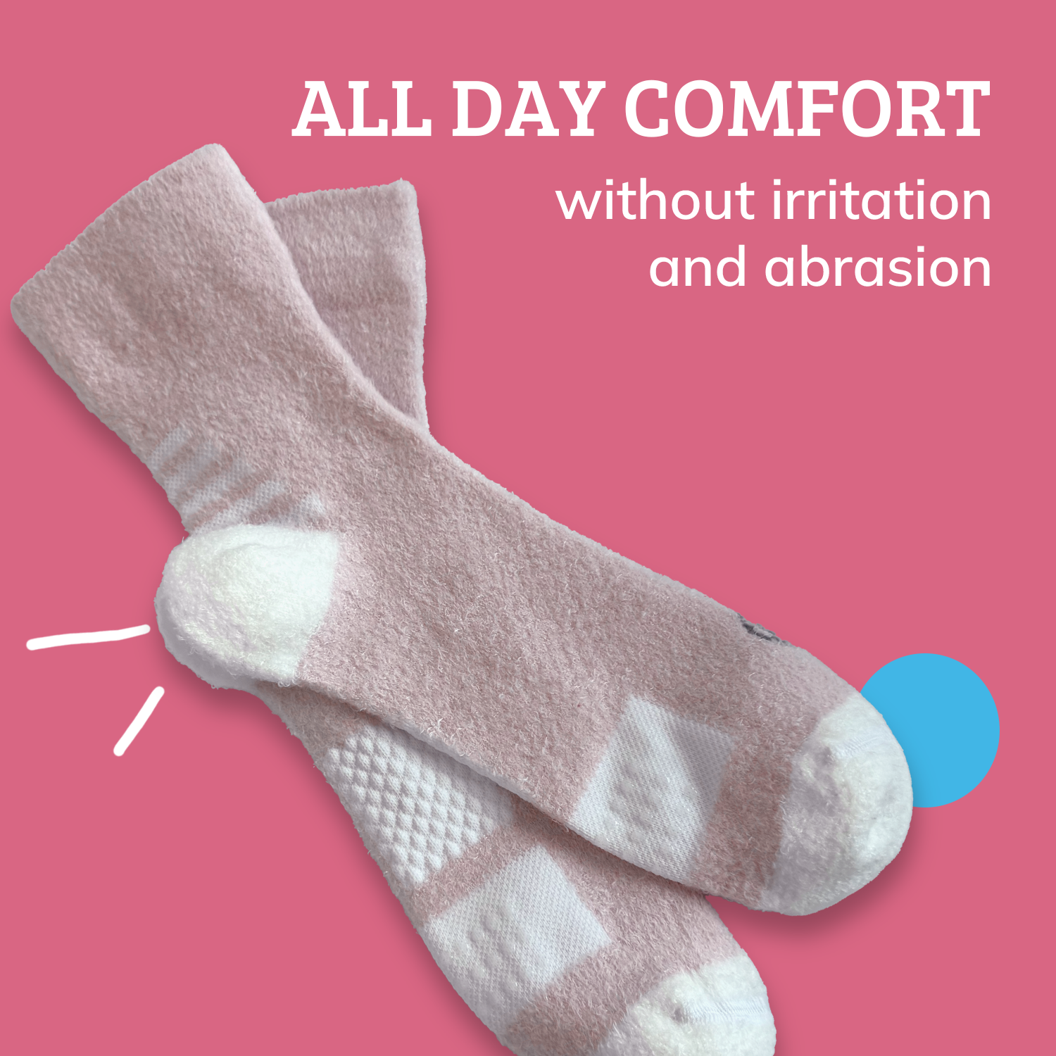 Cozy Compression with Grippers Low Crew Socks