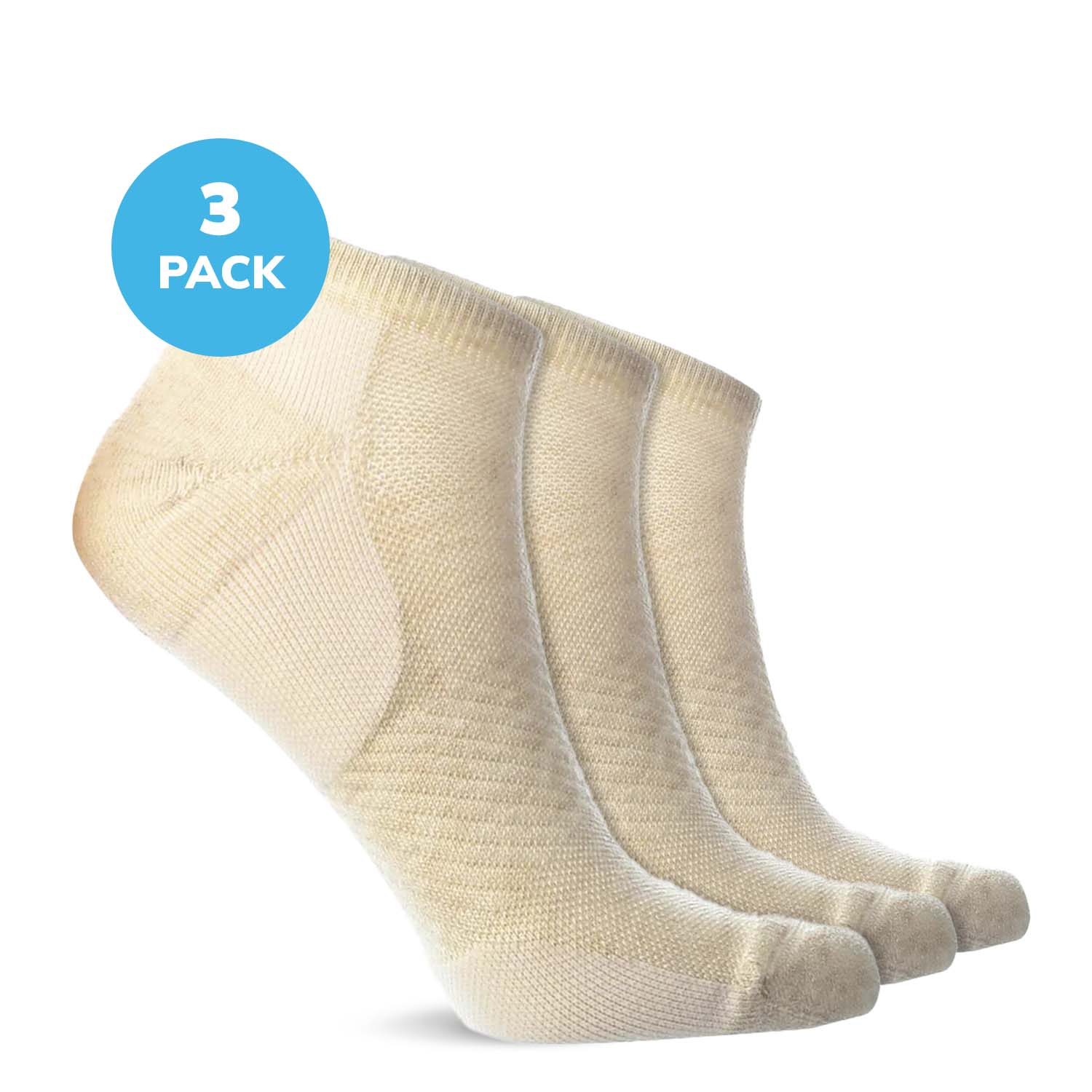 Compression No-Show Socks (10-20 mmHg)