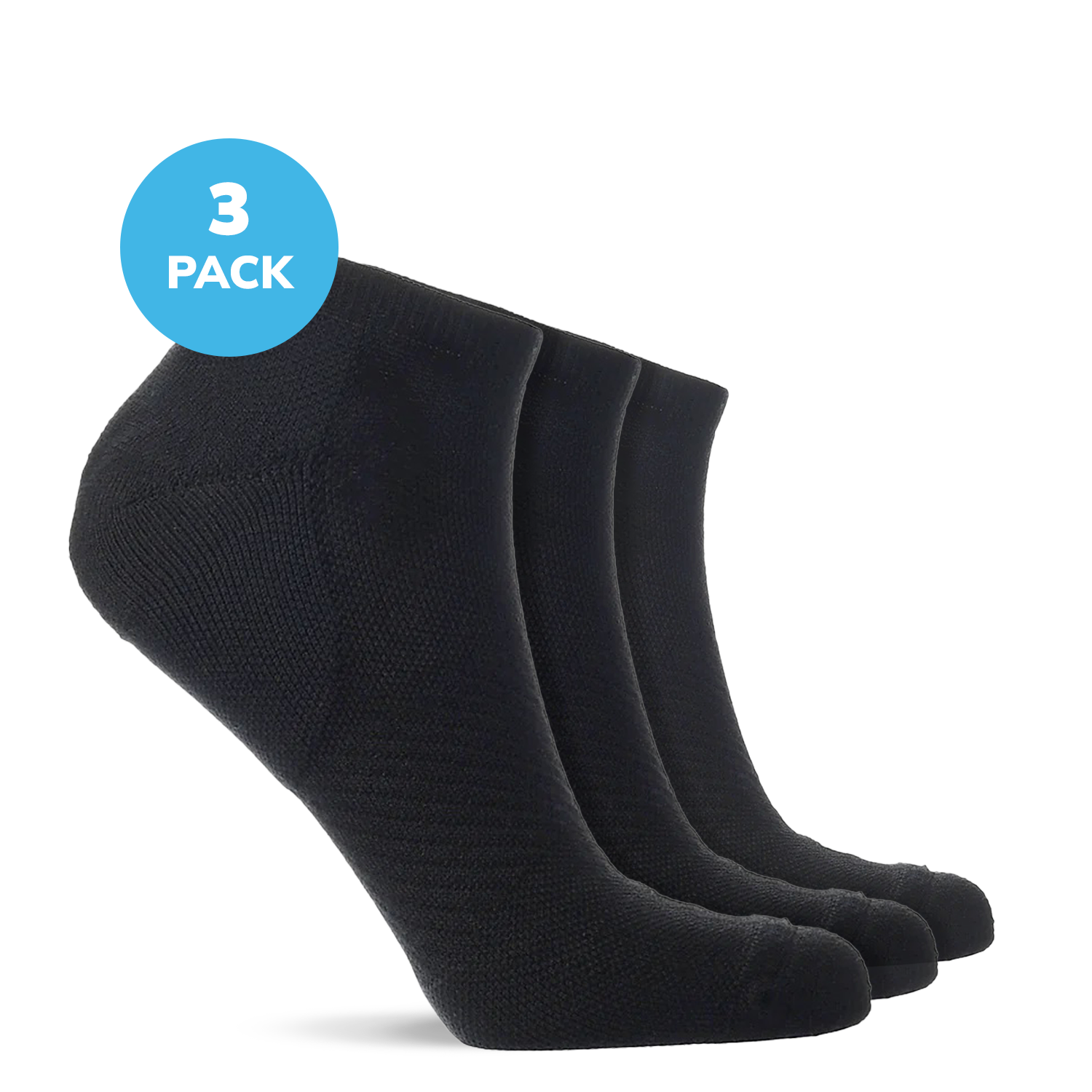 Compression No-Show Socks (10-20 mmHg)