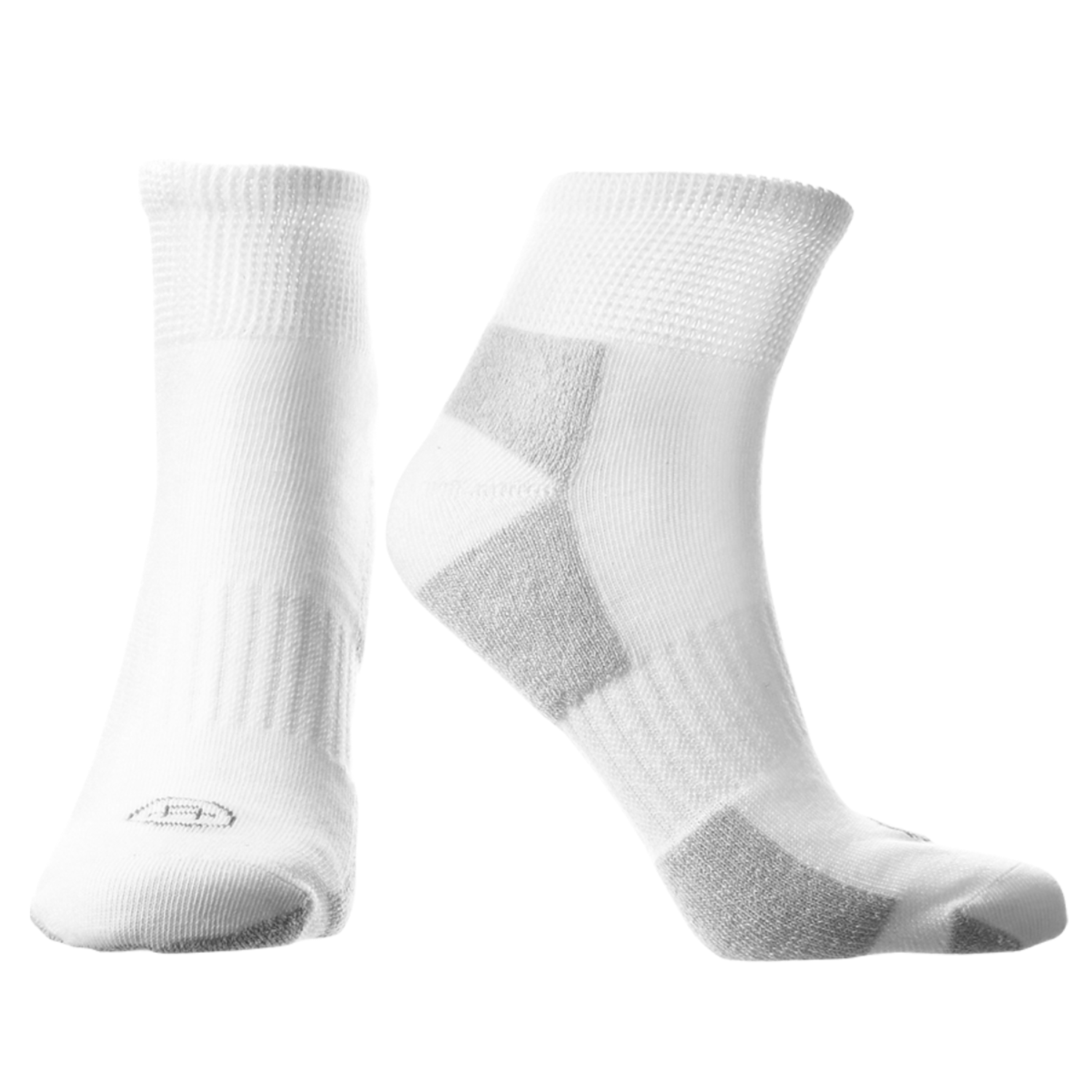 Sore Toes quarter length socks white