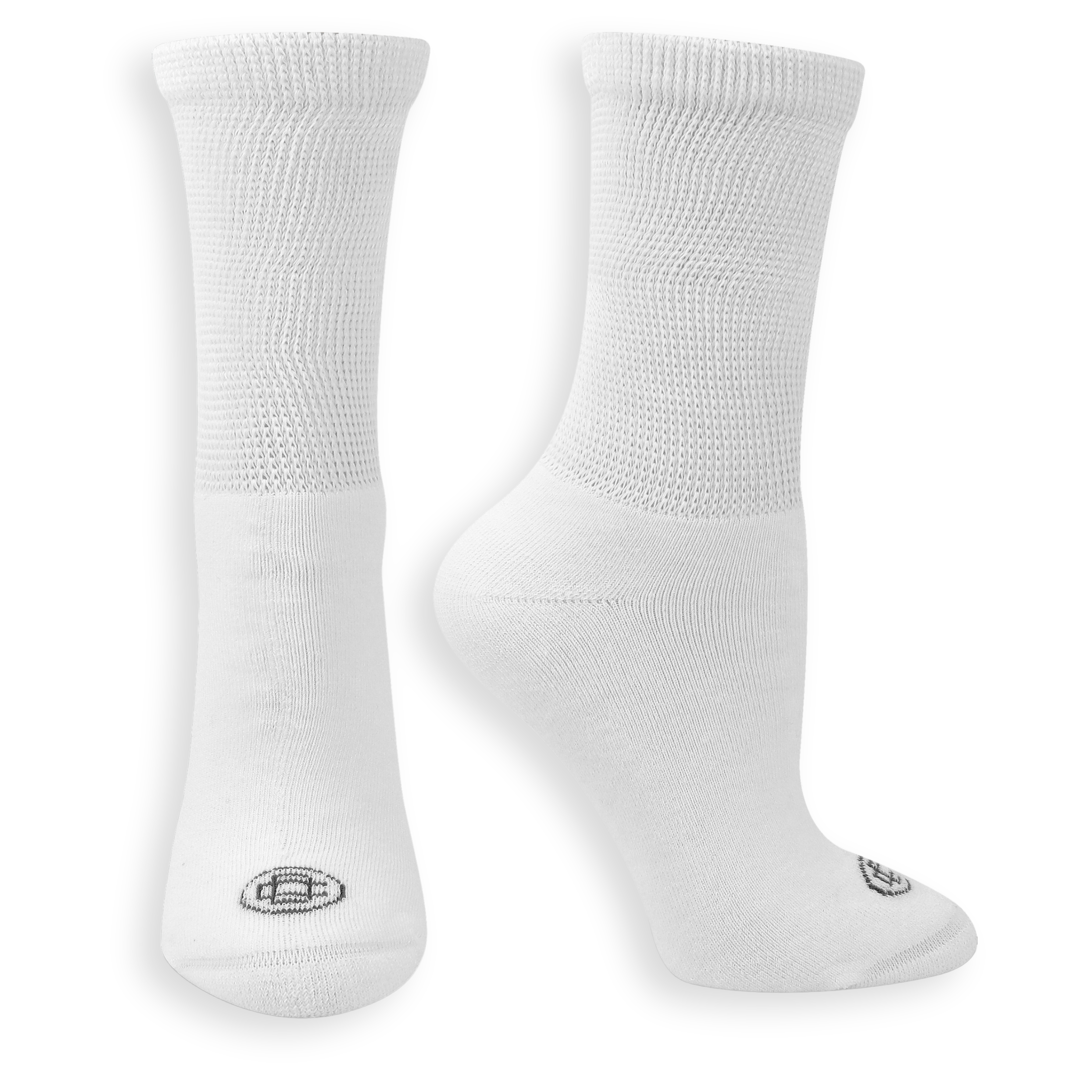 Diabetic Crew Socks for Women, Medium, 4 Pack