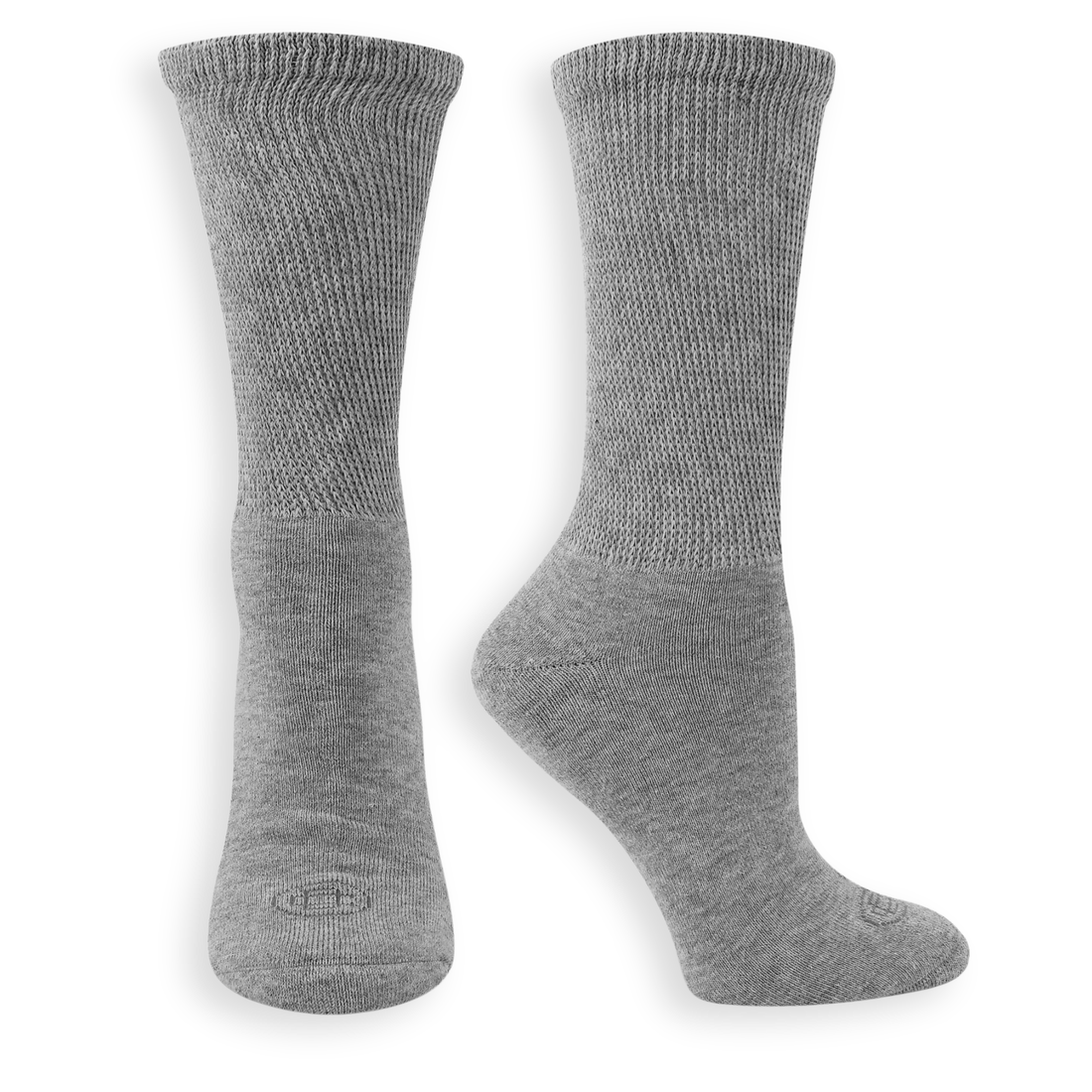 Diabetic Crew Socks for Women, Medium, 4 Pack