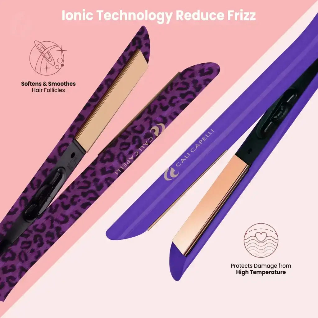 Pro-Series 1″ Titanium Hair Straightener - Purple