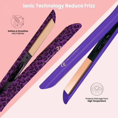 Pro-Series 1″ Titanium Hair Straightener - Purple
