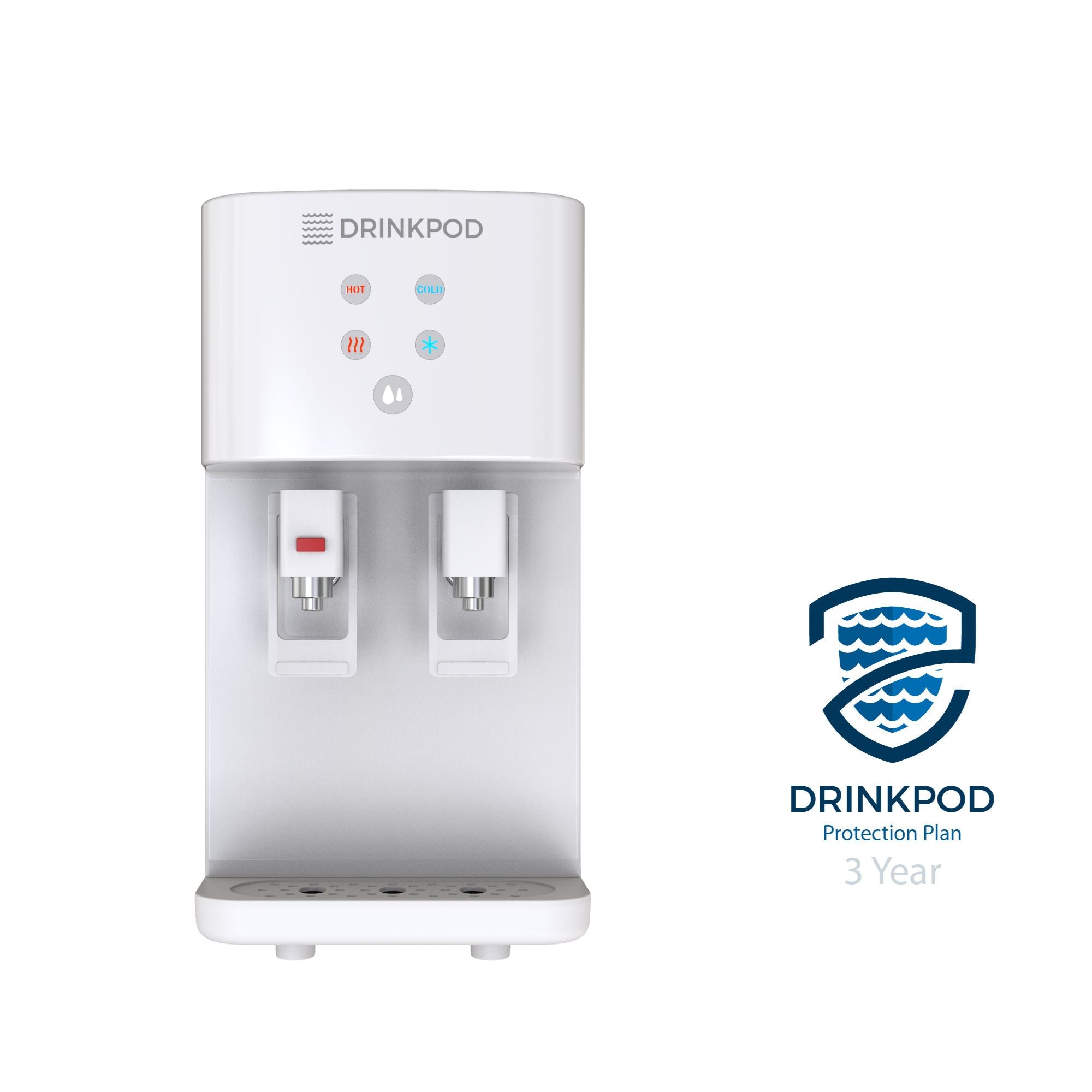 Drinkpod 2000 Pro Series - Countertop 4 Stage Water Purifier (Hot &amp; Cold) by Drinkpod