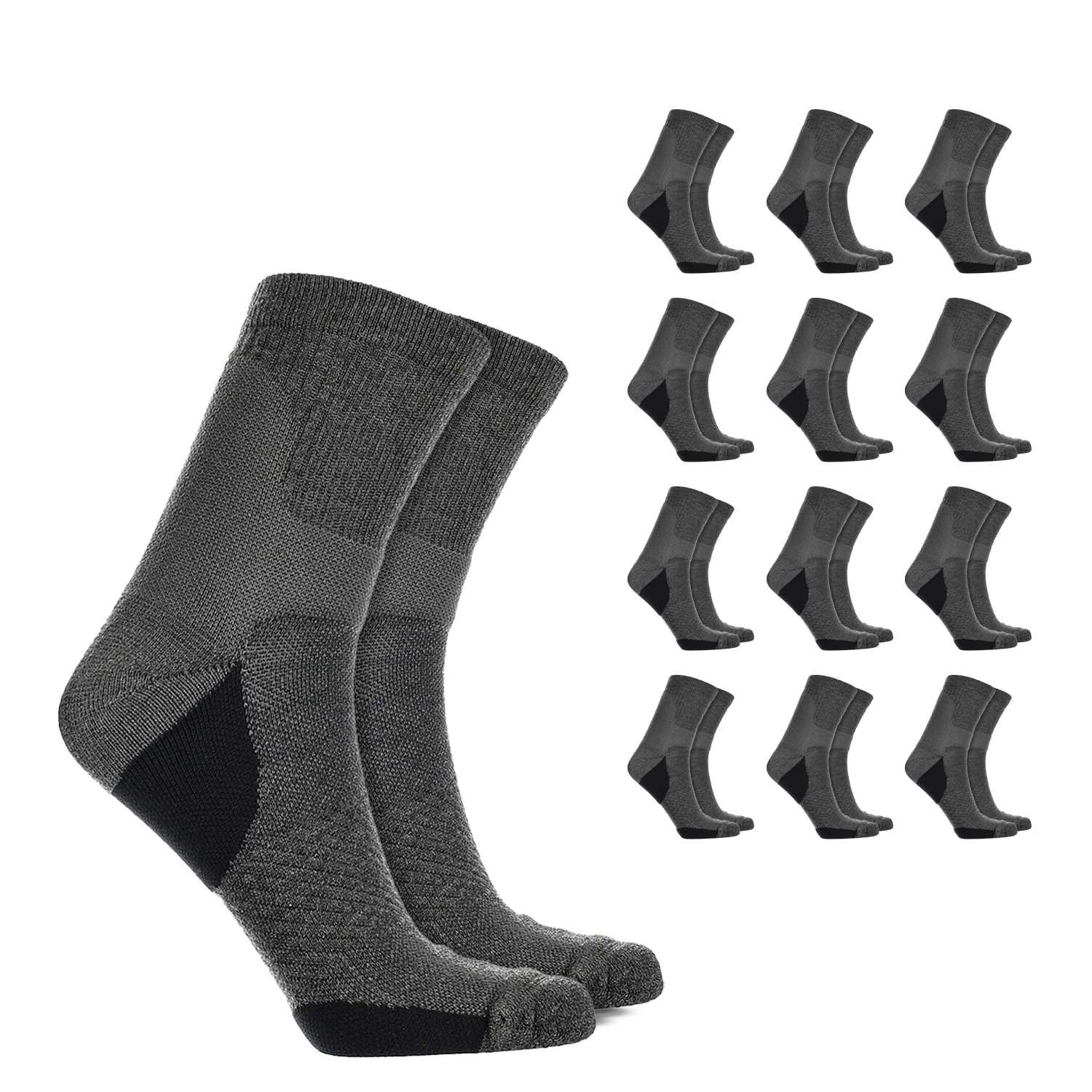 Crew Compression Socks – 12 Pair Pack