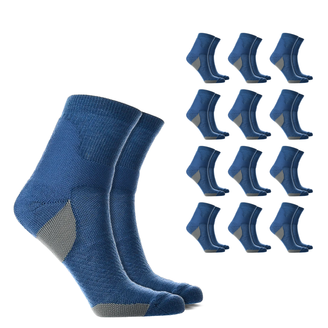 Crew Compression Socks – 12 Pair Pack