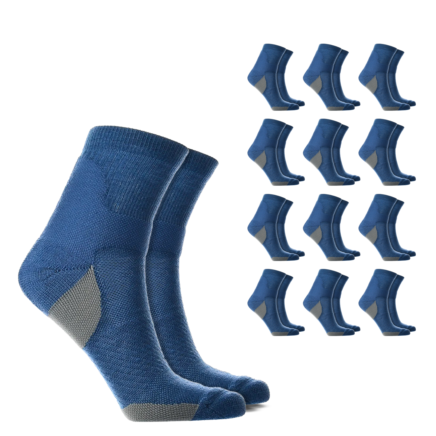 Crew Compression Socks – 12 Pair Pack