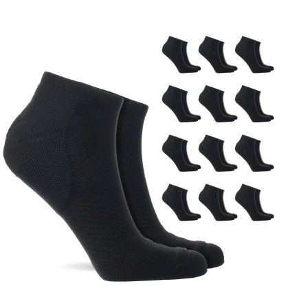 Low Cut Compression Socks – 12 Pair Pack