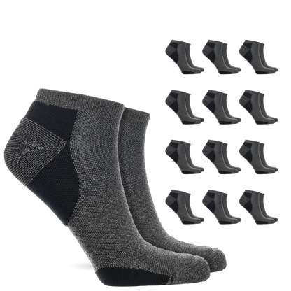 Low Cut Compression Socks – 12 Pair Pack