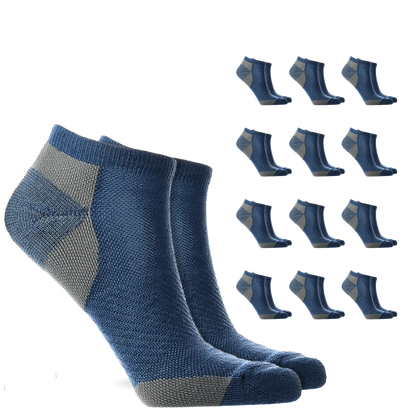 Low Cut Compression Socks – 12 Pair Pack