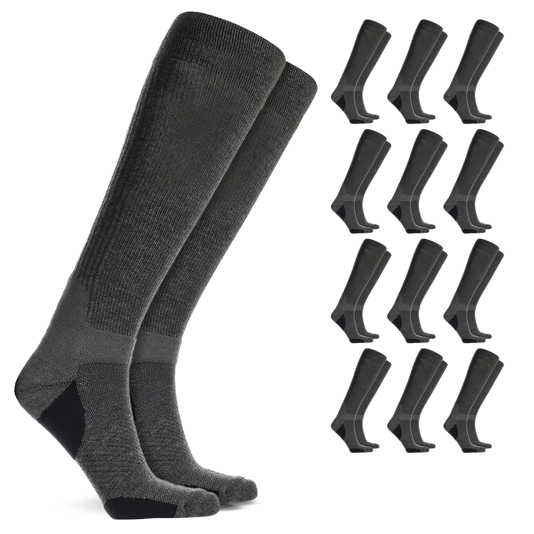 Over the Calf Compression Socks – 12 Pair Pack