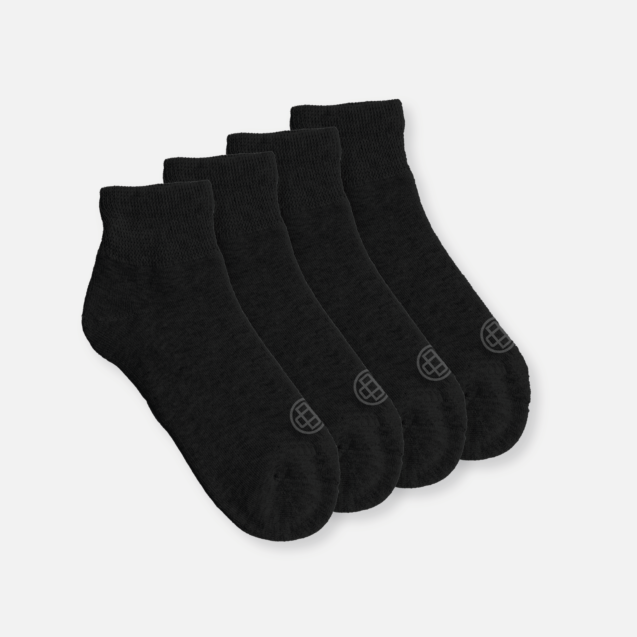 Diabetic Ankle Socks for Men, 4 Pack
