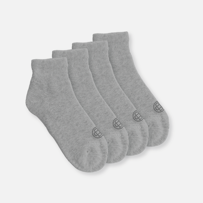 Diabetic Quarter Socks for Women, Medium, 4 Pack