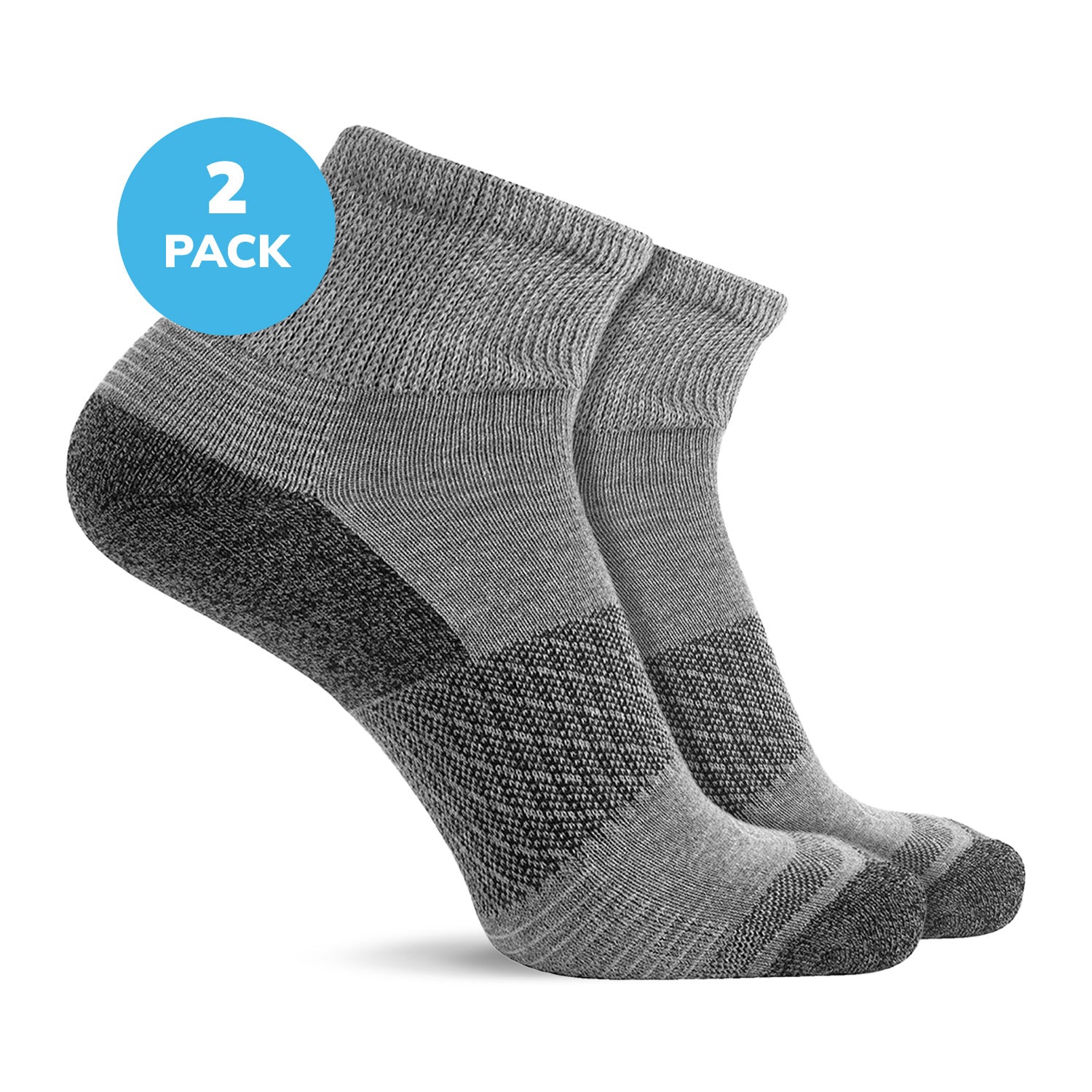 Diabetic Half Cushion Quarter-Length Socks