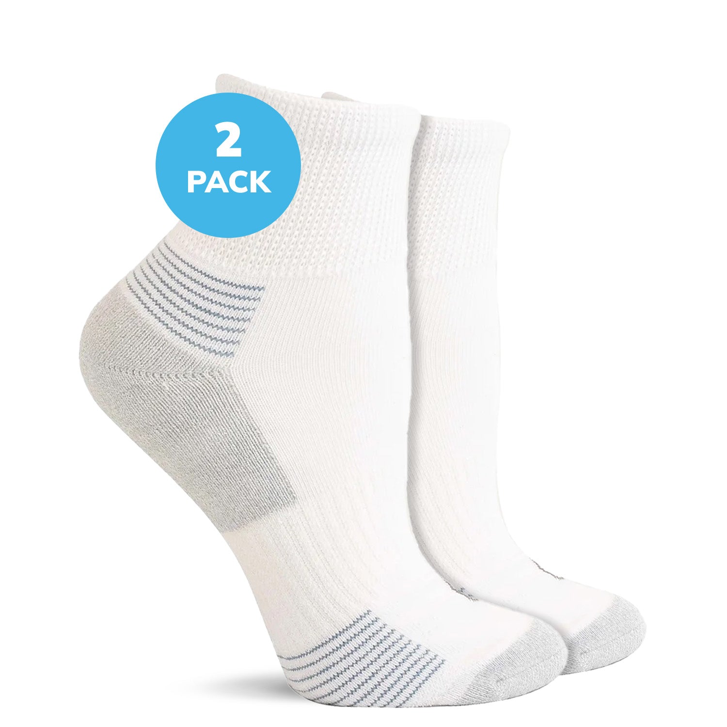 Diabetic Half Cushion Quarter-Length Socks