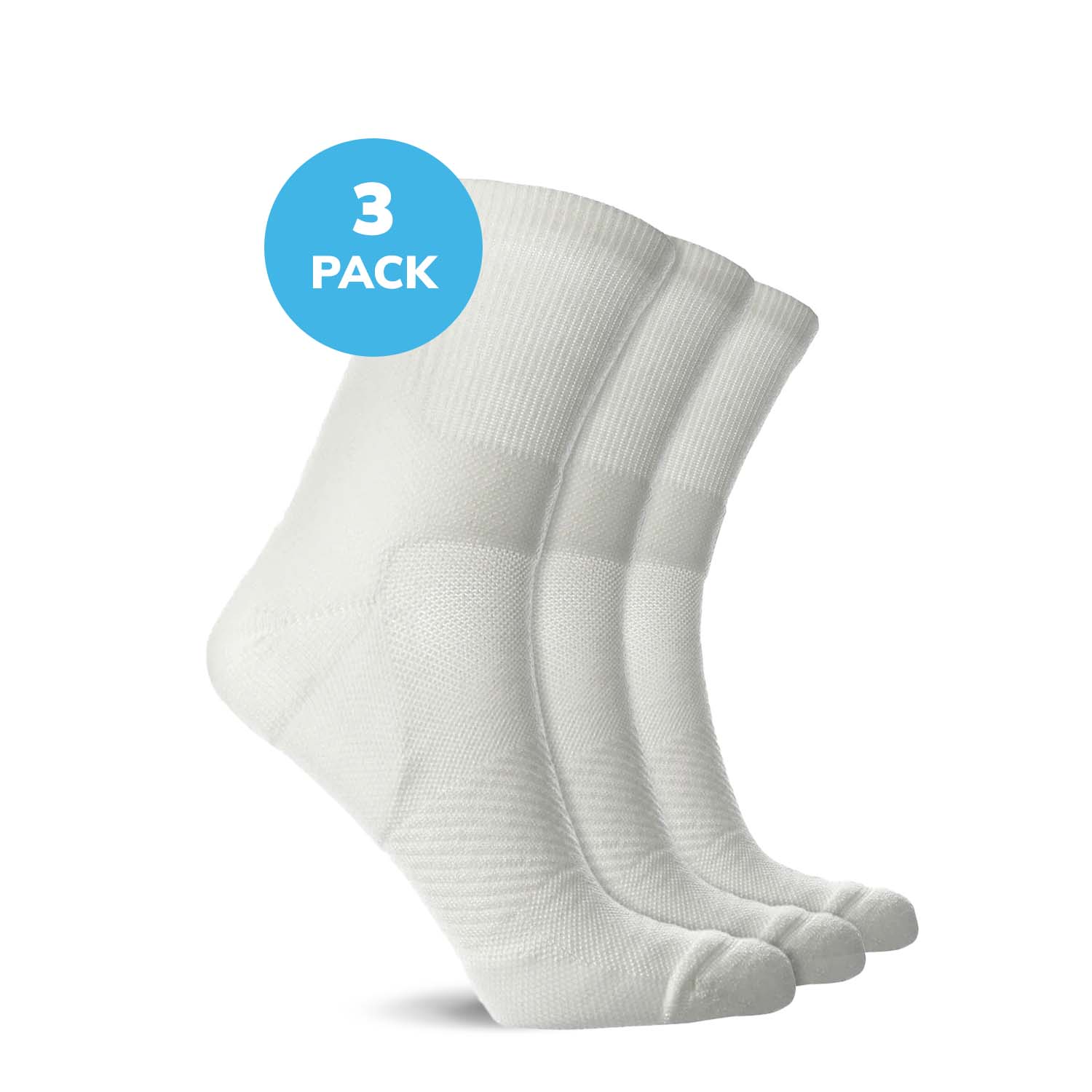 Compression Low Crew Socks (15-20 mmHg)