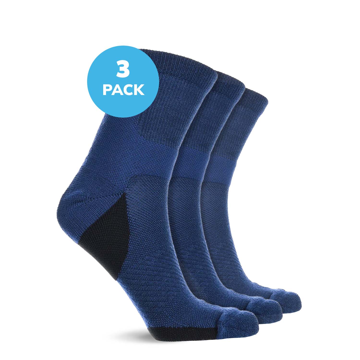 Compression Low Crew Socks (15-20 mmHg)