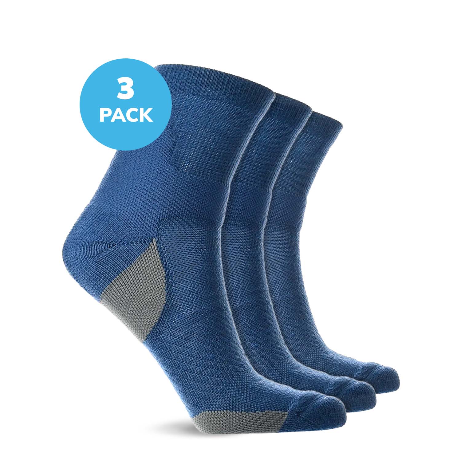 Compression Low Crew Socks (15-20 mmHg)