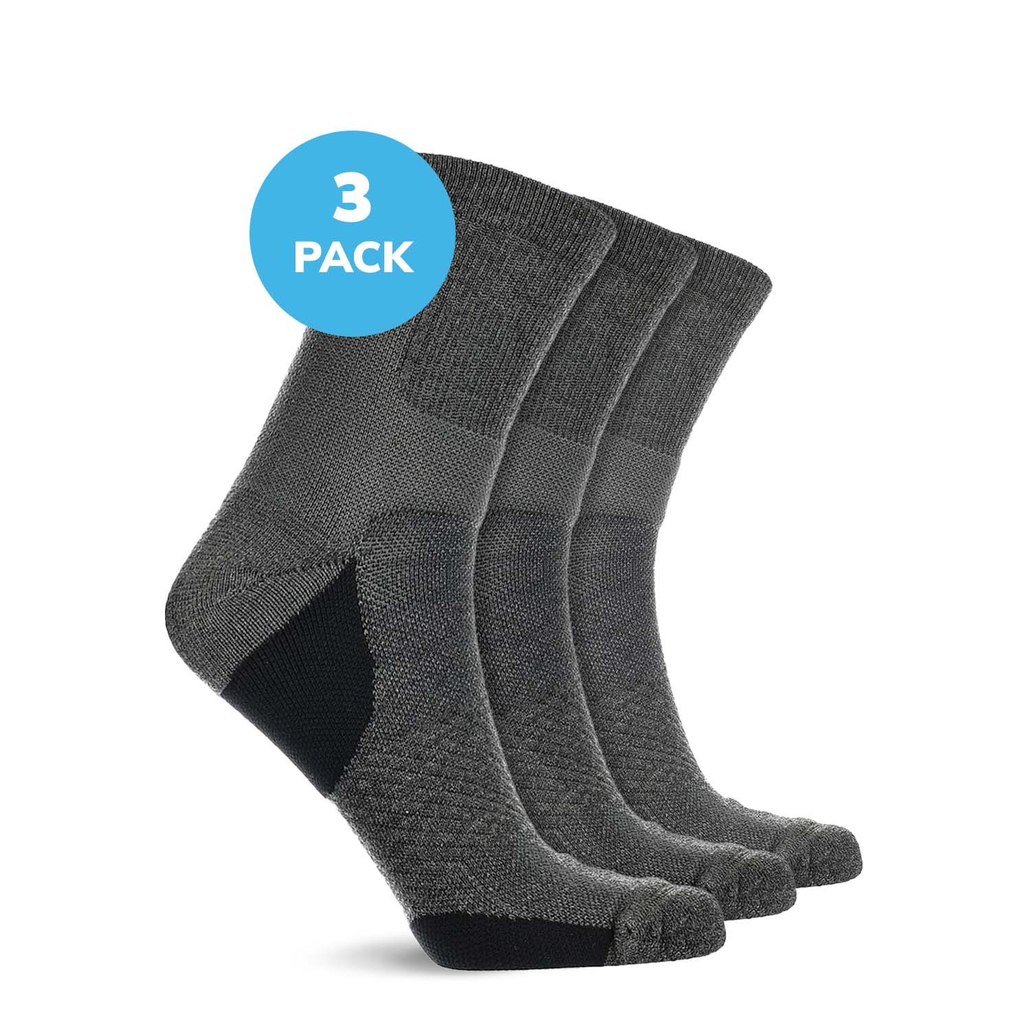 Compression Low Crew Socks (15-20 mmHg)