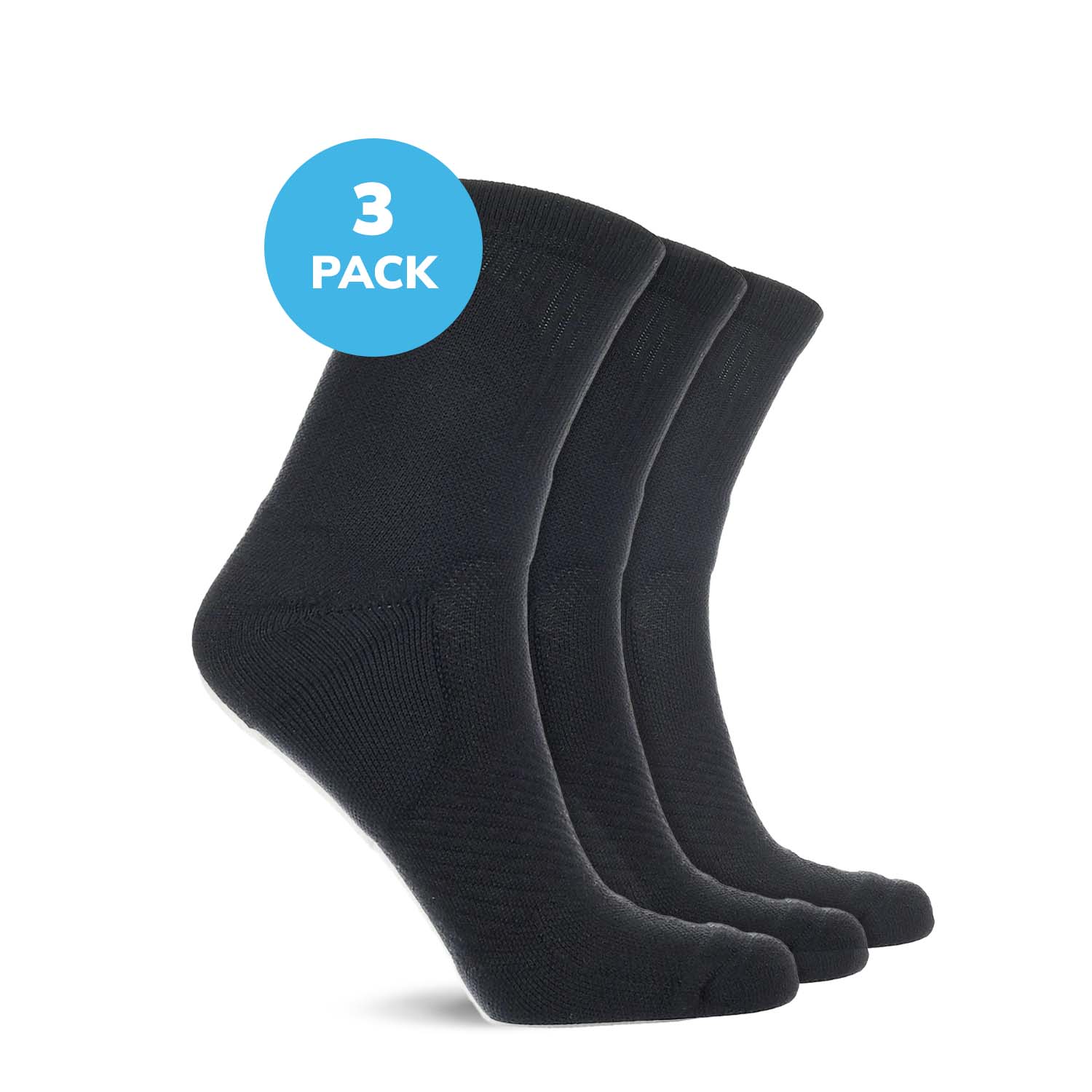 Compression Low Crew Socks (15-20 mmHg)