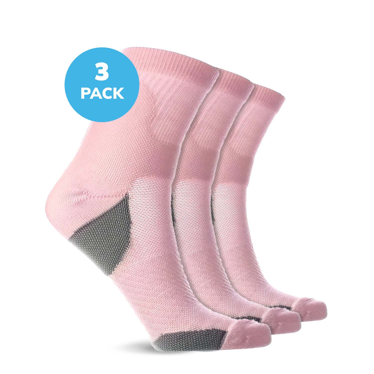 Compression Low Crew Socks (15-20 mmHg)