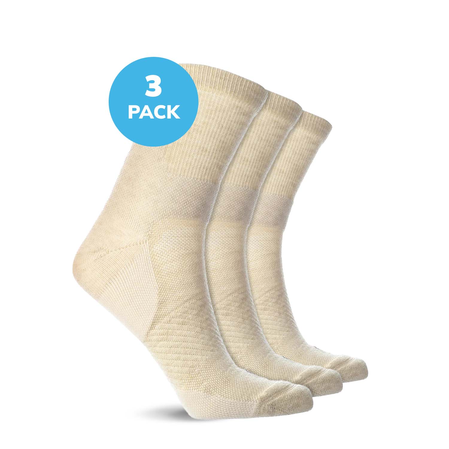 Compression Low Crew Socks (15-20 mmHg)