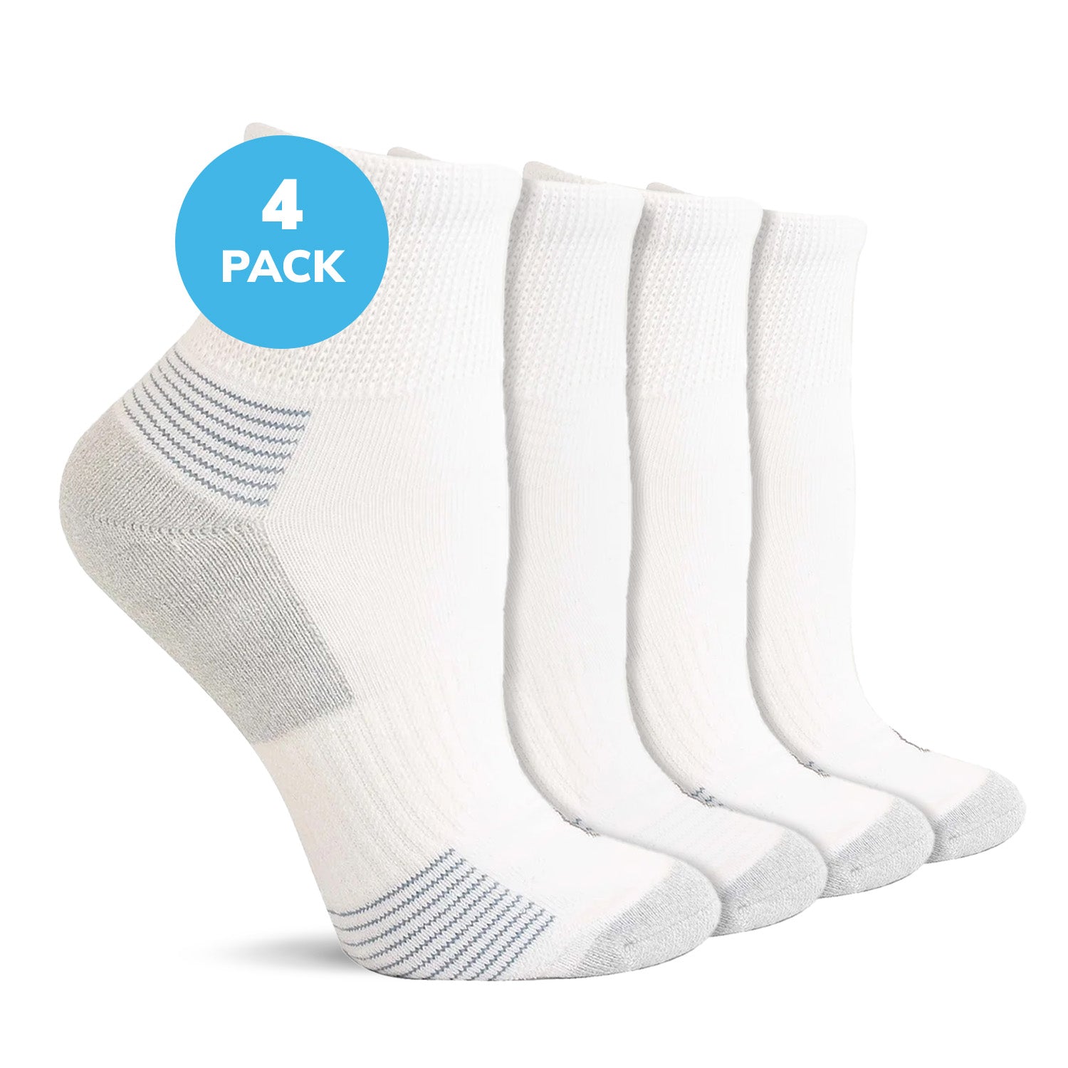 Diabetic Half Cushion Quarter-Length Socks