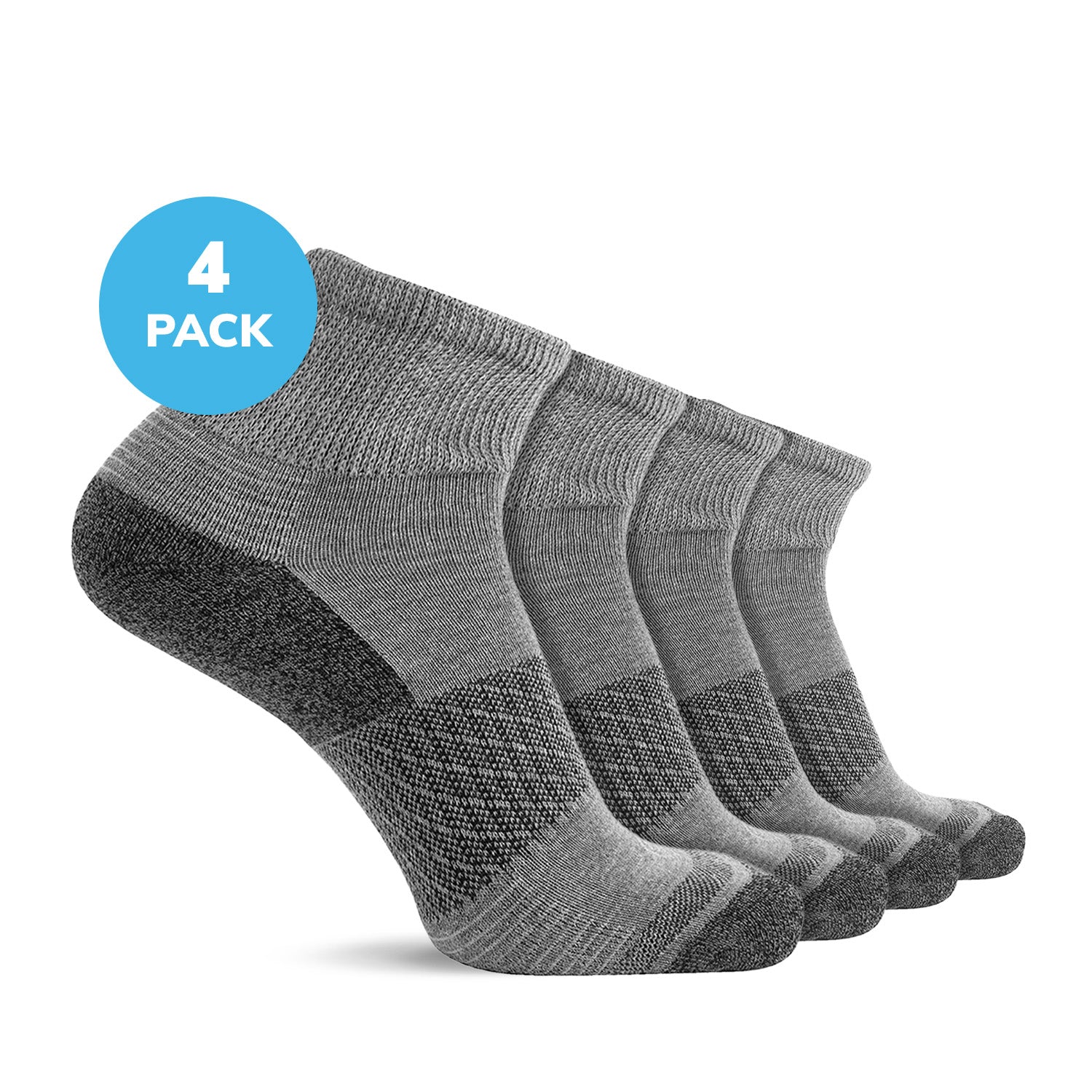 Diabetic Half Cushion Quarter-Length Socks