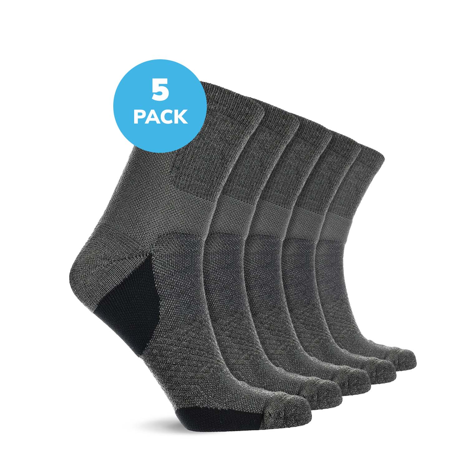 Compression Low Crew Socks (15-20 mmHg)